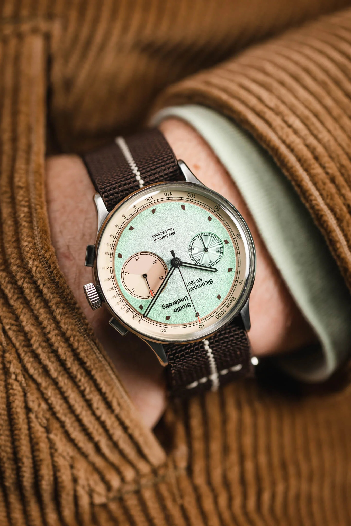 Erika's Originals HAVANA MN™ Strap with SAND Centerline - BRUSHED Hardware - Image 7