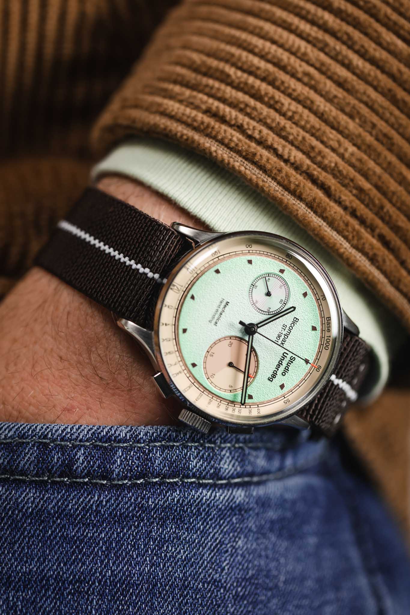 Erika's Originals HAVANA MN™ Strap with WHITE Centerline - BRUSHED Hardware - Image 7