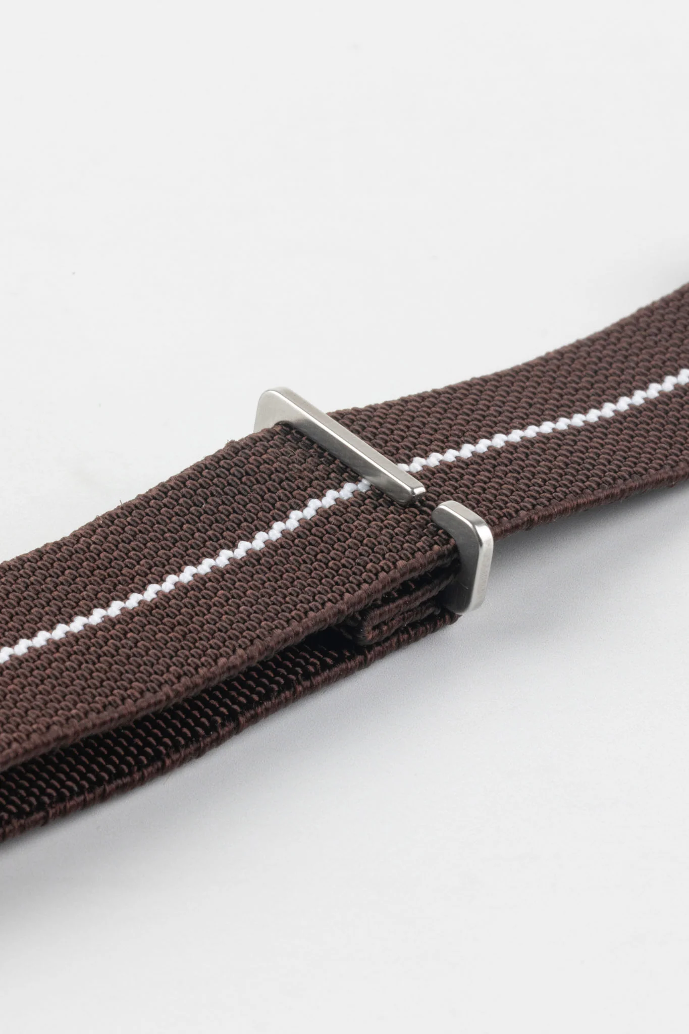 Erika's Originals HAVANA MN™ Strap with WHITE Centerline - BRUSHED Hardware - Image 8