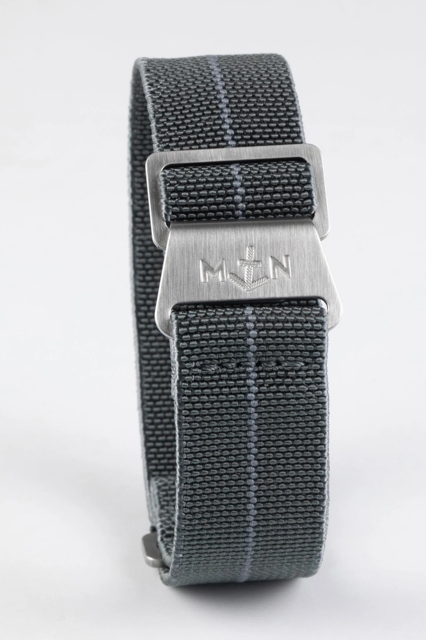 Erika's Originals MIRAGE MN™ Strap in TWO-TONE GREY - BRUSHED Hardware - Image 3