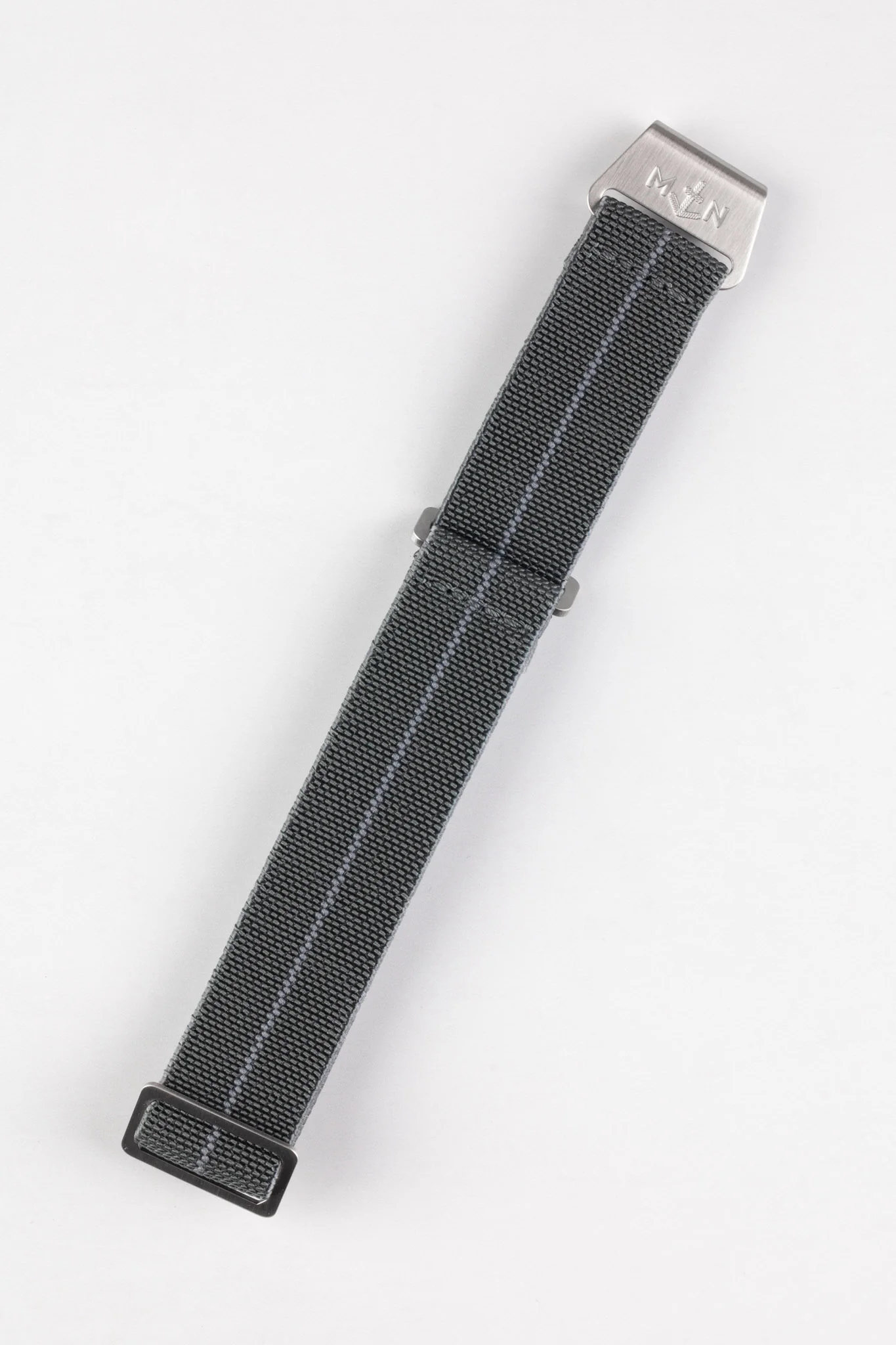 Erika's Originals MIRAGE MN™ Strap in TWO-TONE GREY - BRUSHED Hardware - Image 5