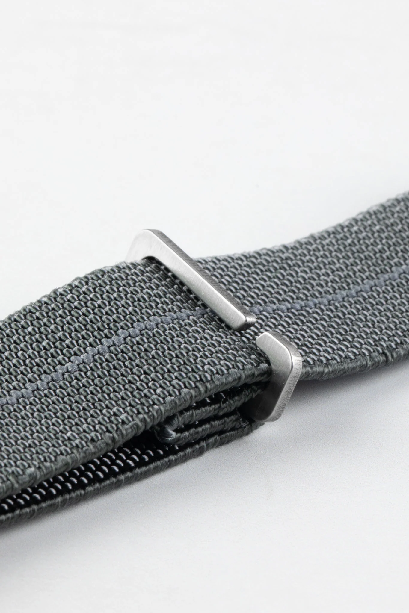Erika's Originals MIRAGE MN™ Strap in TWO-TONE GREY - BRUSHED Hardware - Image 7
