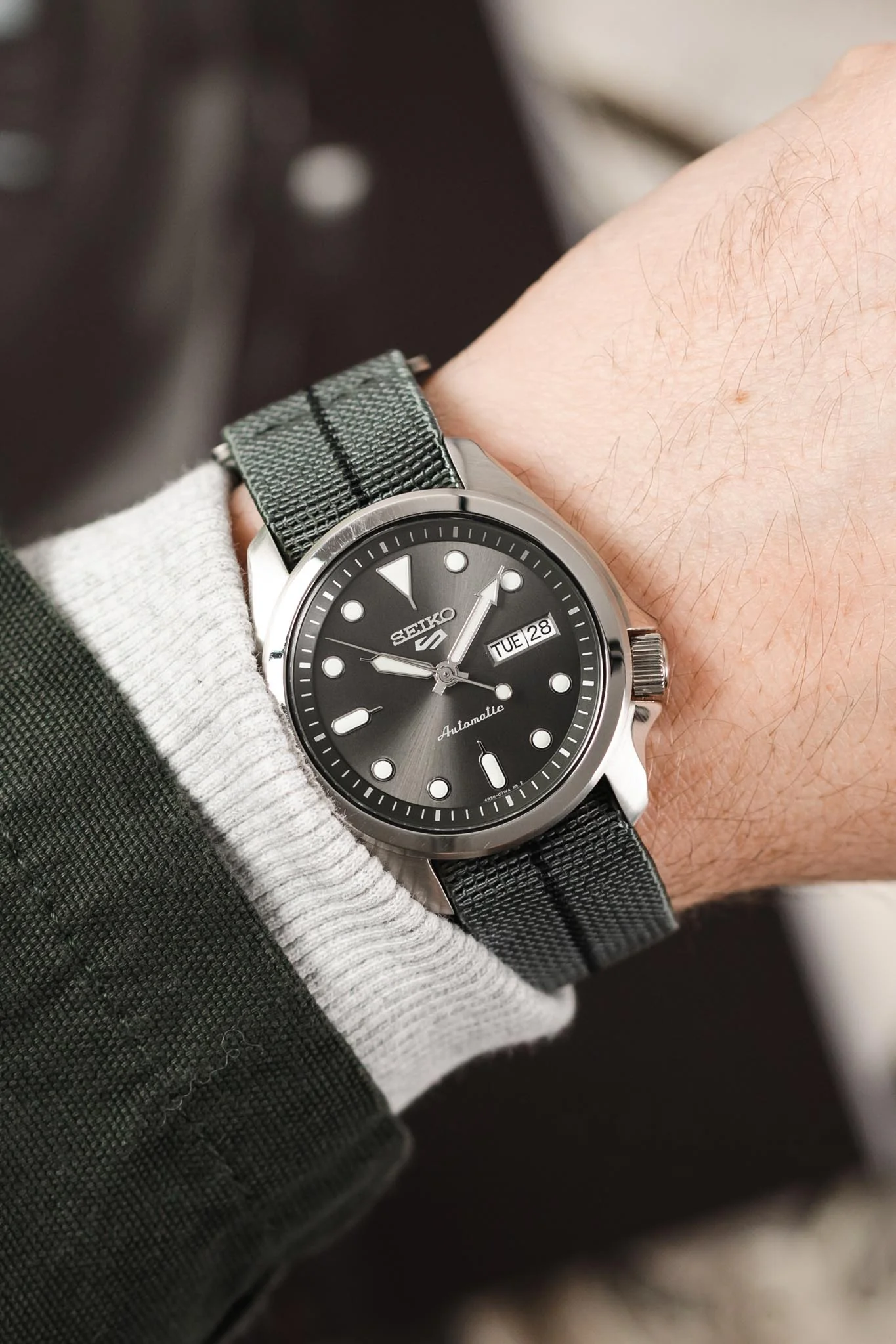 Erika's Originals MIRAGE MN™ Strap with BLACK Centerline - BRUSHED Hardware - Image 2