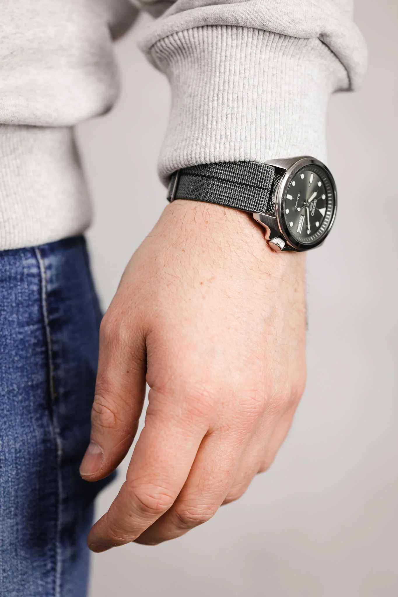 Erika's Originals MIRAGE MN™ Strap with BLACK Centerline - BRUSHED Hardware - Image 4