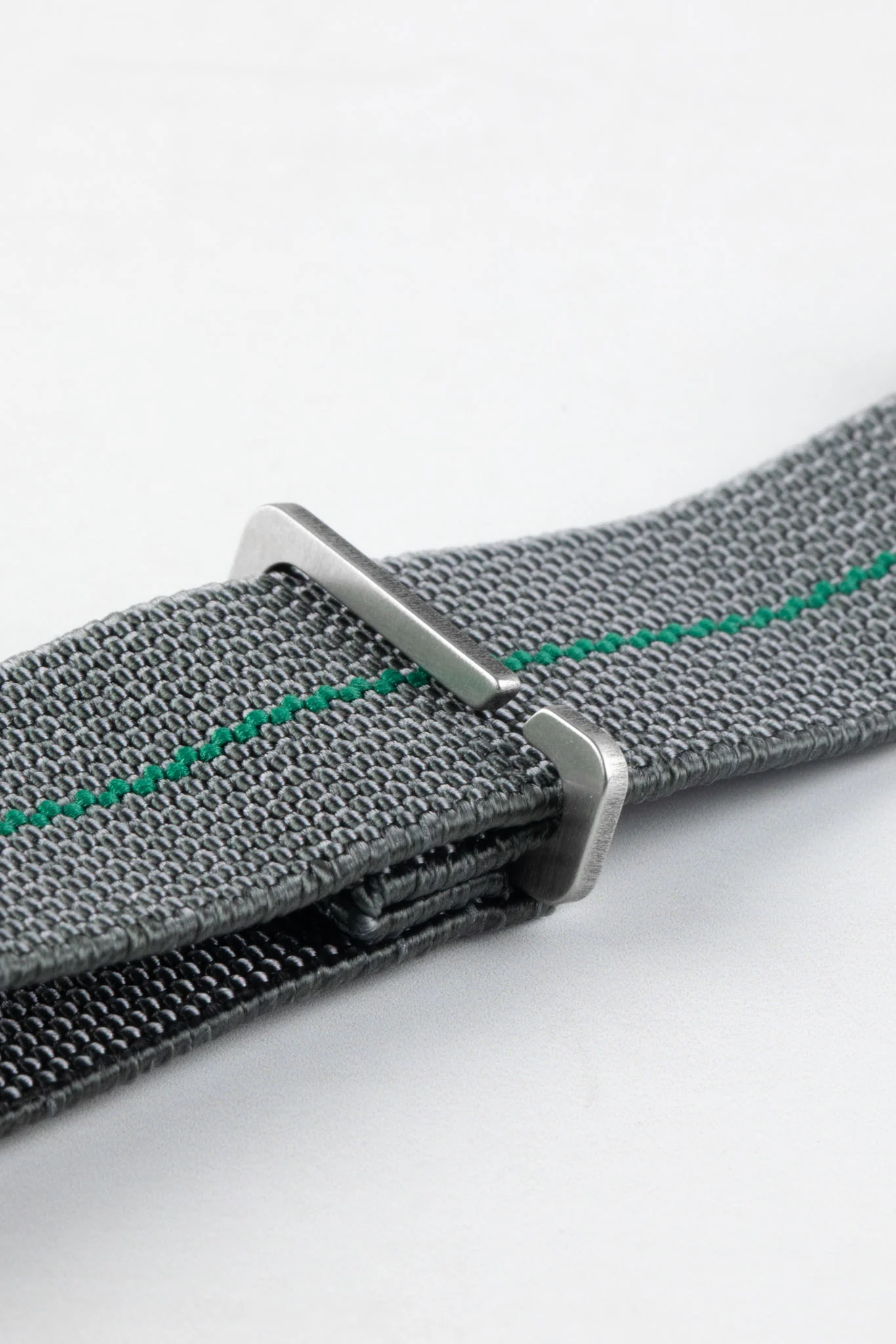 Erika's Originals MIRAGE MN™ Strap with GREEN Centerline - BRUSHED Hardware - Image 7