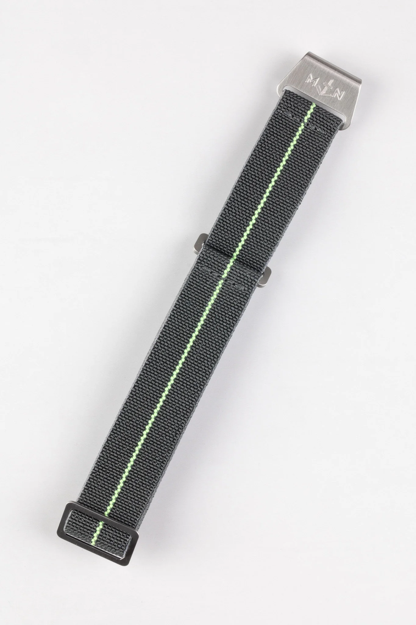 Erika's Originals MIRAGE MN™ Strap with MINT GREEN Centerline - BRUSHED Hardware - Image 5