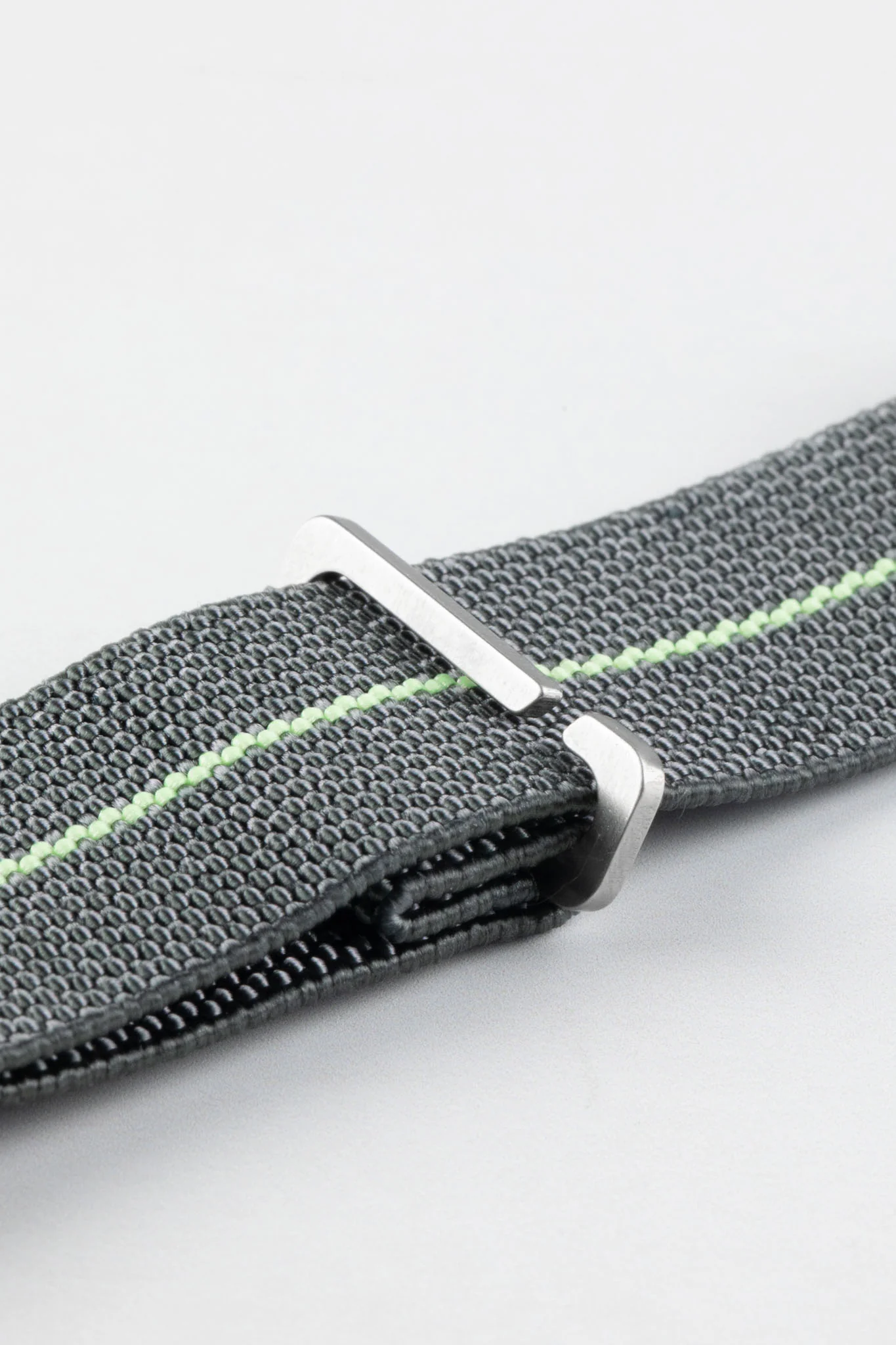 Erika's Originals MIRAGE MN™ Strap with MINT GREEN Centerline - BRUSHED Hardware - Image 7