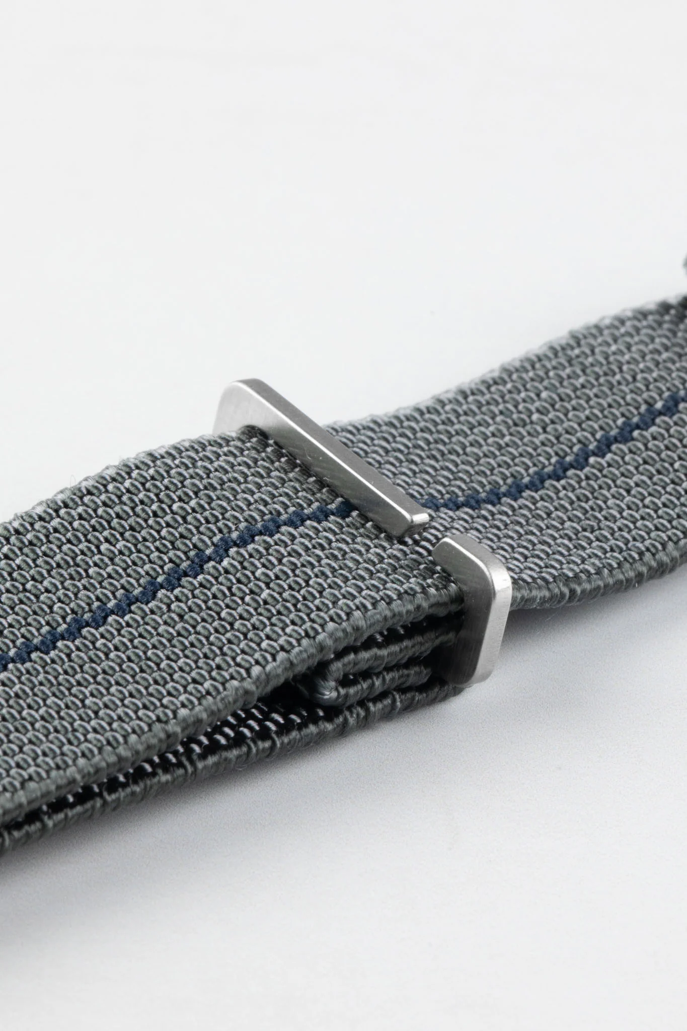 Erika's Originals MIRAGE MN™ Strap with NAVY BLUE Centerline - BRUSHED Hardware - Image 7