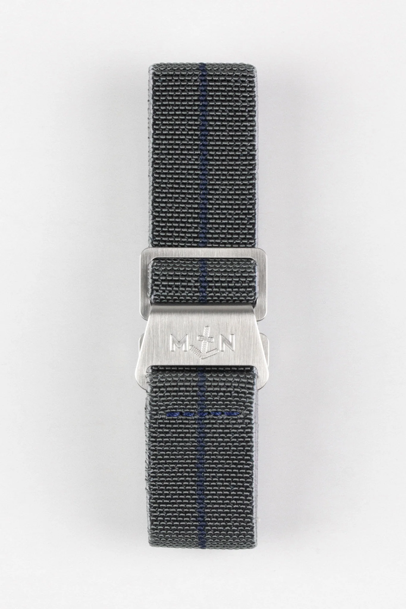 Erika's Originals MIRAGE MN™ Strap with NAVY BLUE Centerline - BRUSHED Hardware - Image 8