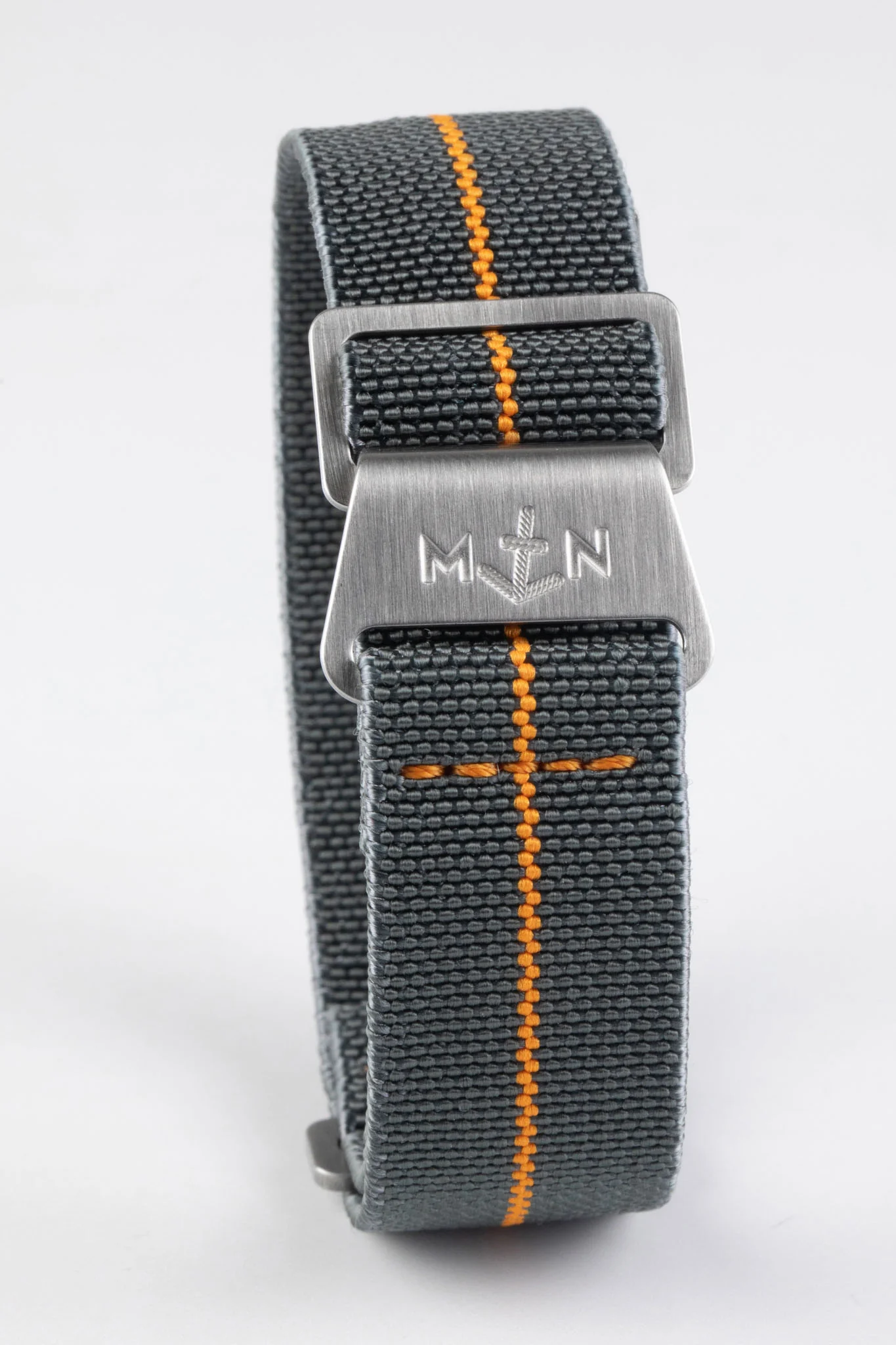 Erika's Originals MIRAGE MN™ Strap with ORANGE Centerline - BRUSHED Hardware - Image 3