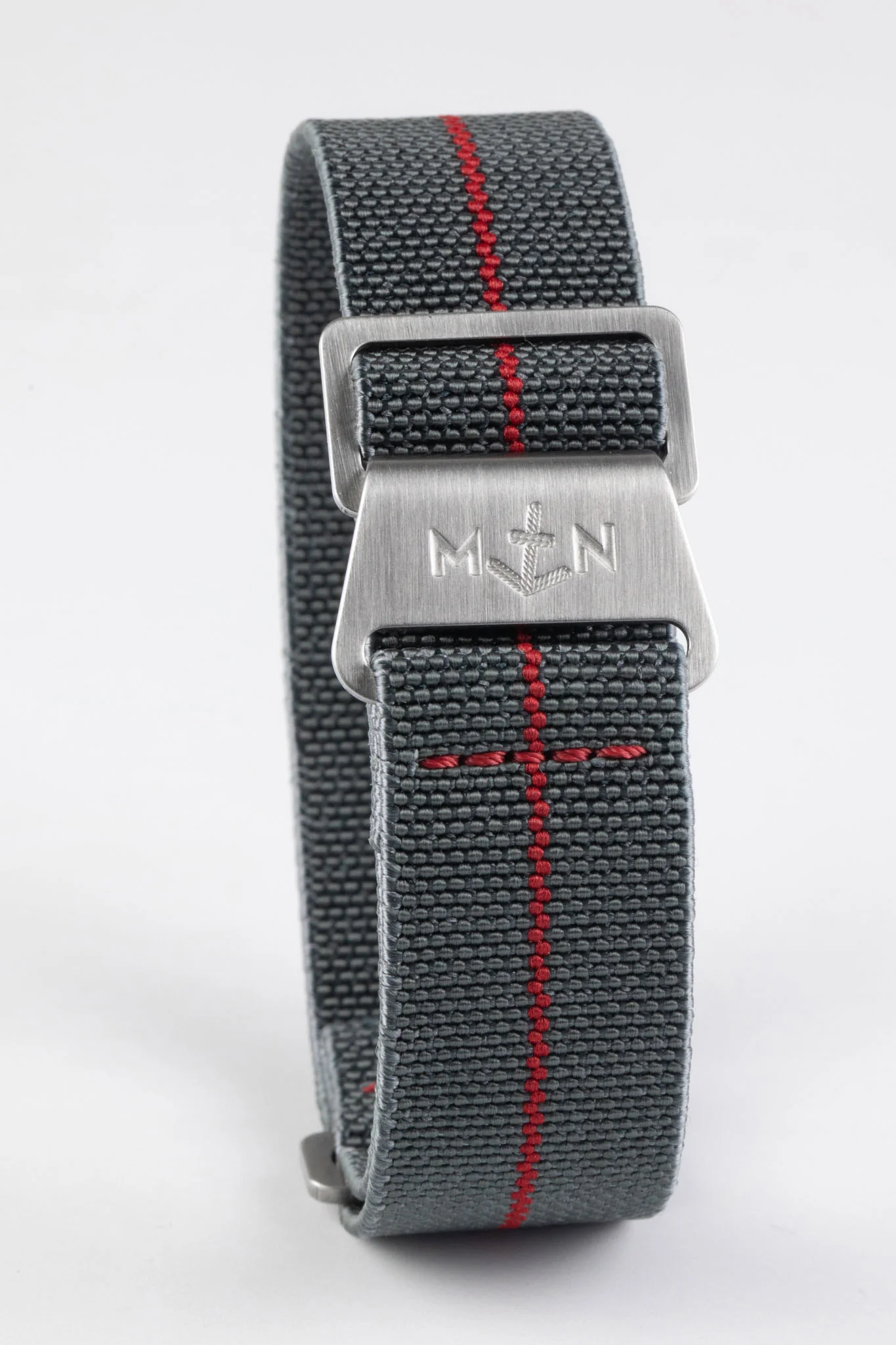 Erika's Originals MIRAGE MN™ Strap with RED Centerline - BRUSHED Hardware - Image 3