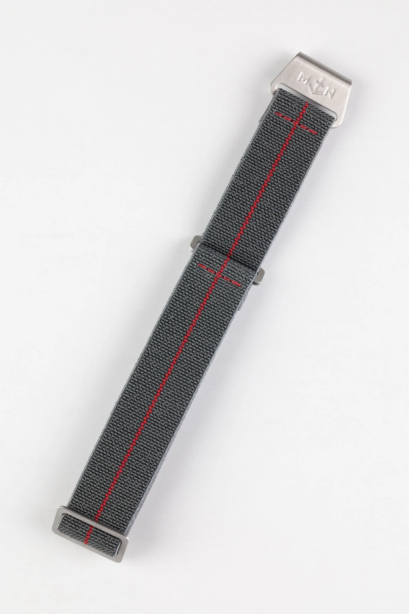 Erika's Originals MIRAGE MN™ Strap with RED Centerline - BRUSHED Hardware - Image 5