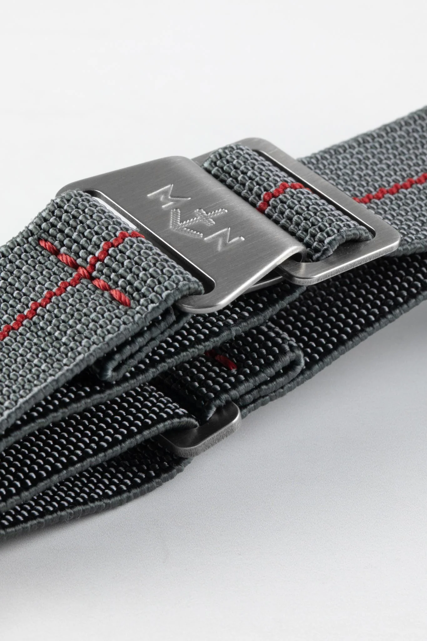Erika's Originals MIRAGE MN™ Strap with RED Centerline - BRUSHED Hardware - Image 6