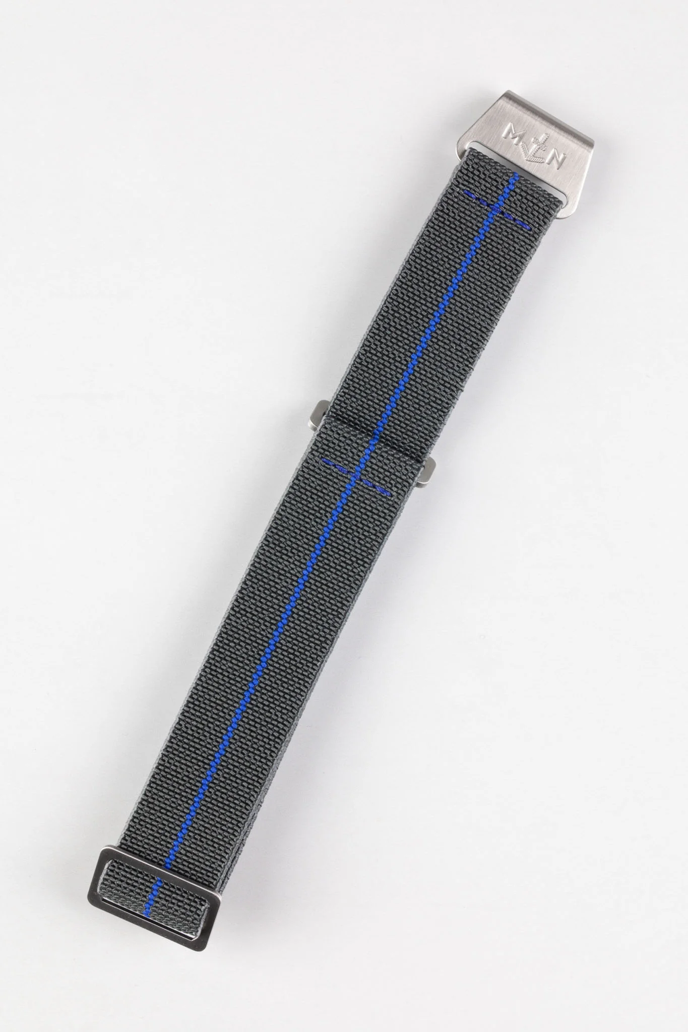 Erika's Originals MIRAGE MN™ Strap with ROYAL BLUE Centerline - BRUSHED Hardware - Image 5