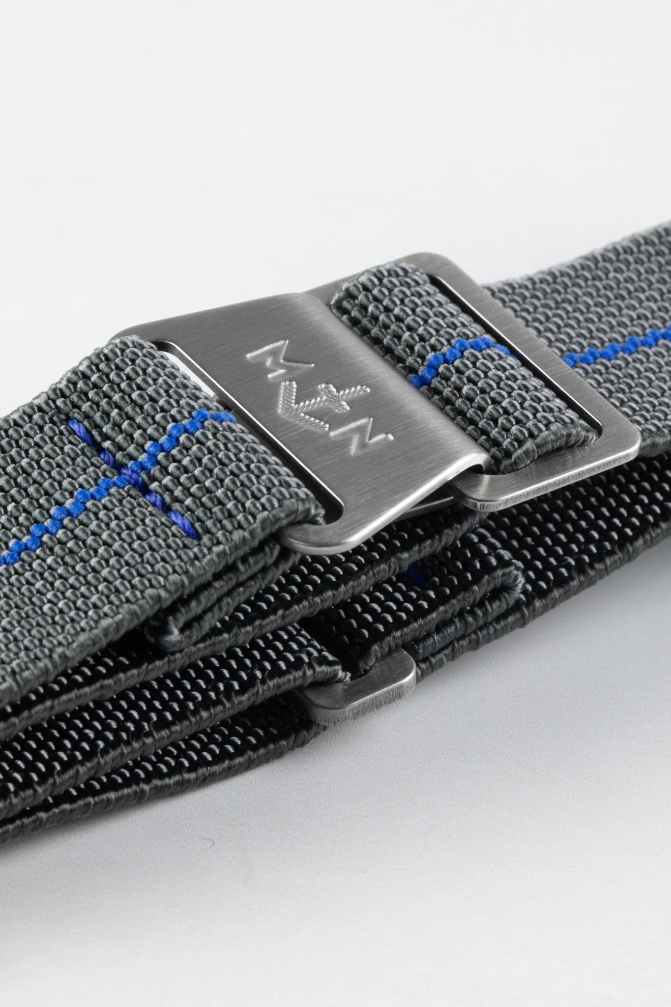 Erika's Originals MIRAGE MN™ Strap with ROYAL BLUE Centerline - BRUSHED Hardware - Image 6