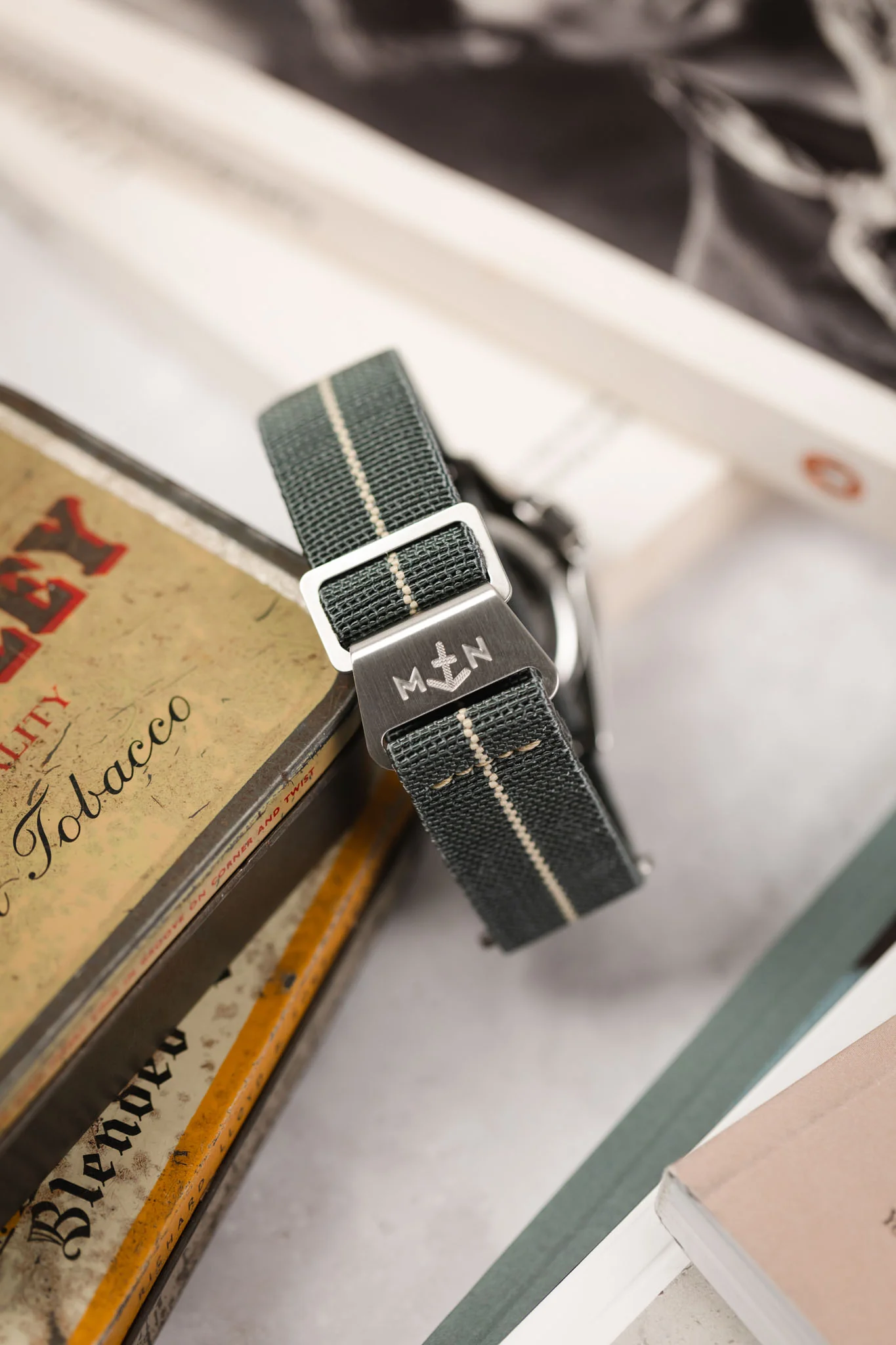 Erika's Originals MIRAGE MN™ Strap with SAND Centerline - BRUSHED Hardware - Image 5