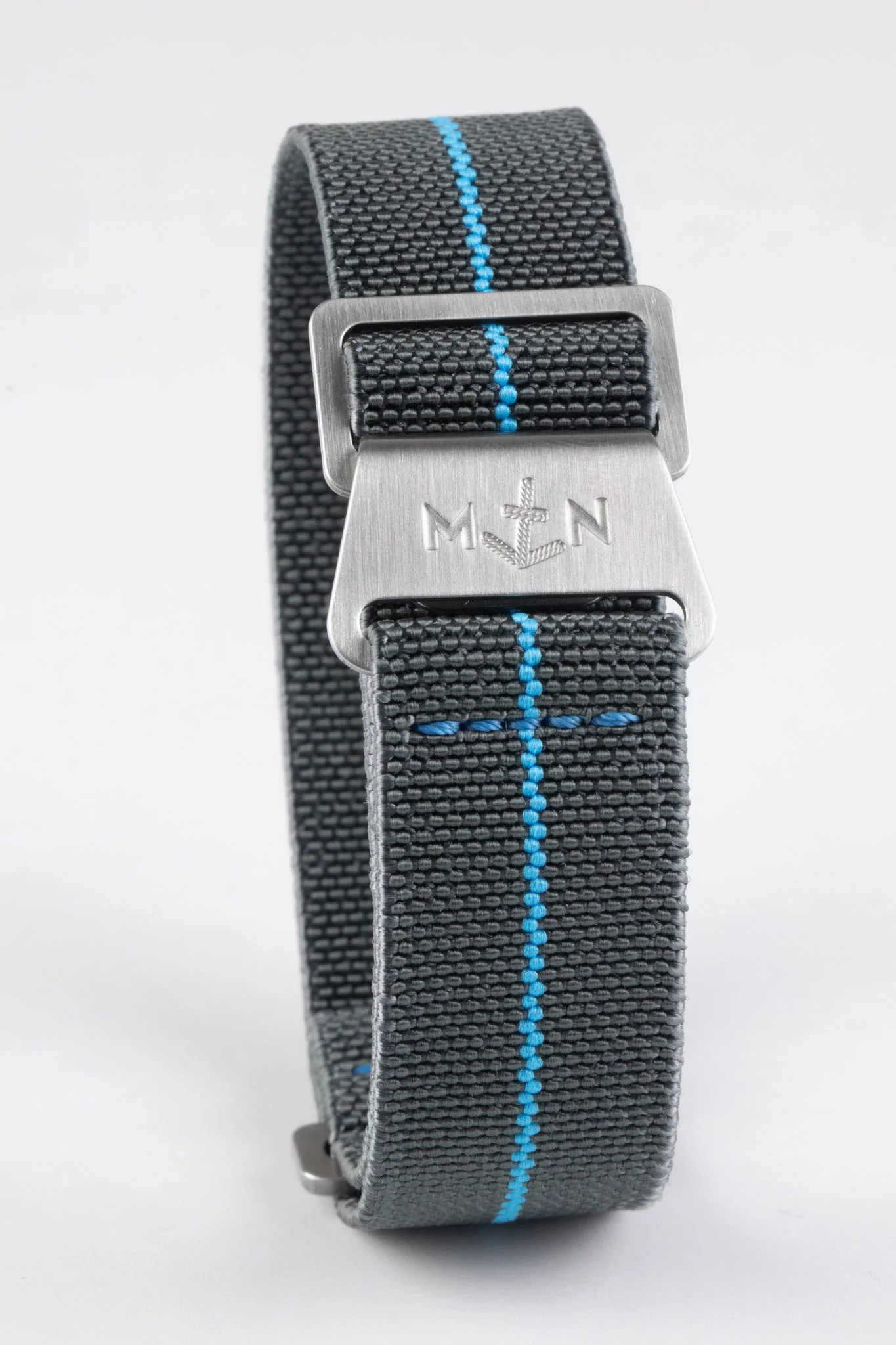 Erika's Originals MIRAGE MN™ Strap with TURQUOISE Centerline - BRUSHED Hardware - Image 3
