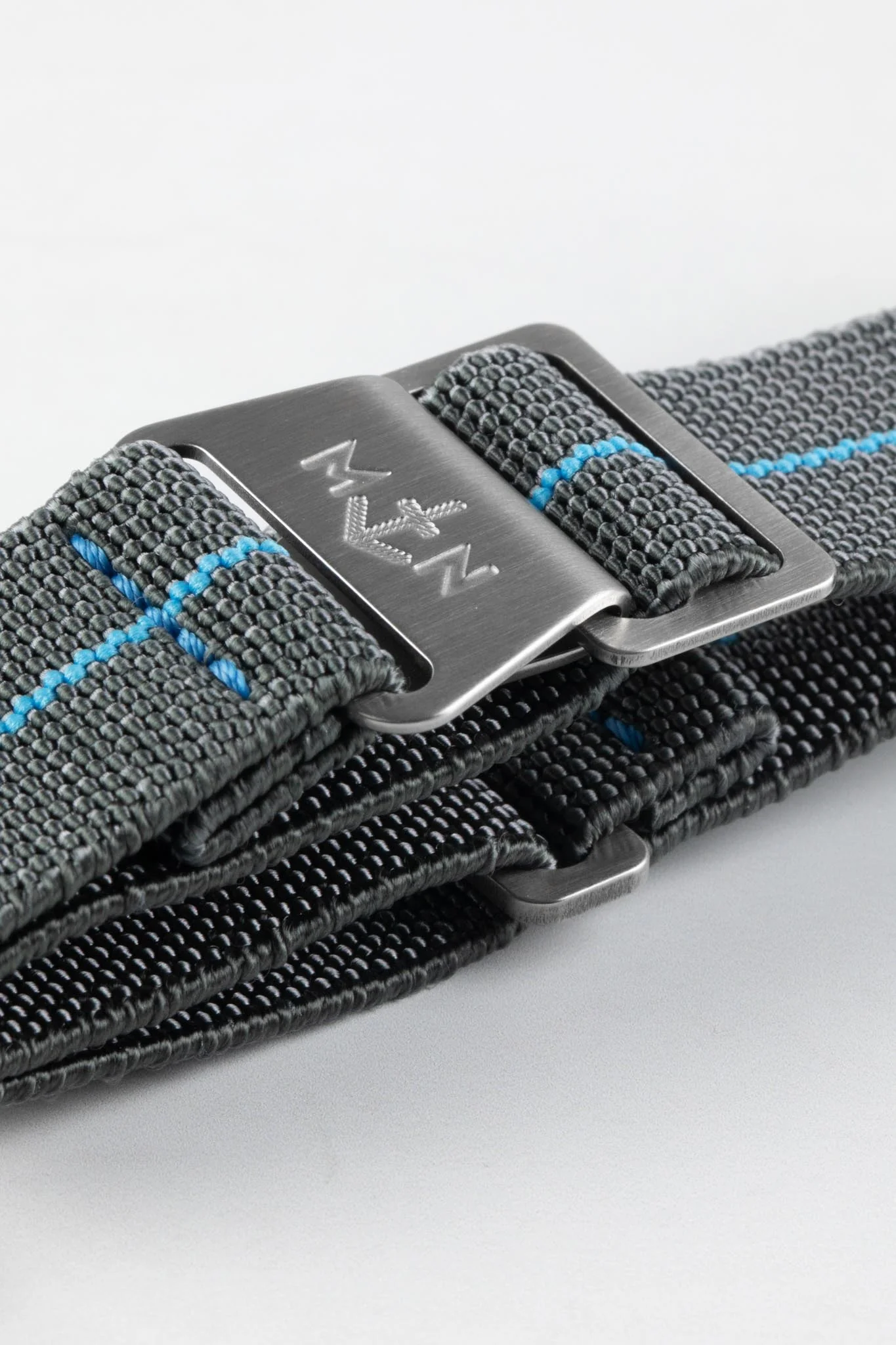 Erika's Originals MIRAGE MN™ Strap with TURQUOISE Centerline - BRUSHED Hardware - Image 6