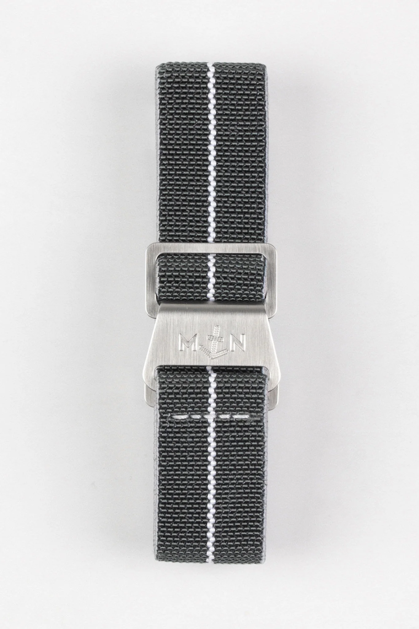 Erika's Originals MIRAGE MN™ Strap with WHITE Centerline - BRUSHED Hardware - Image 8