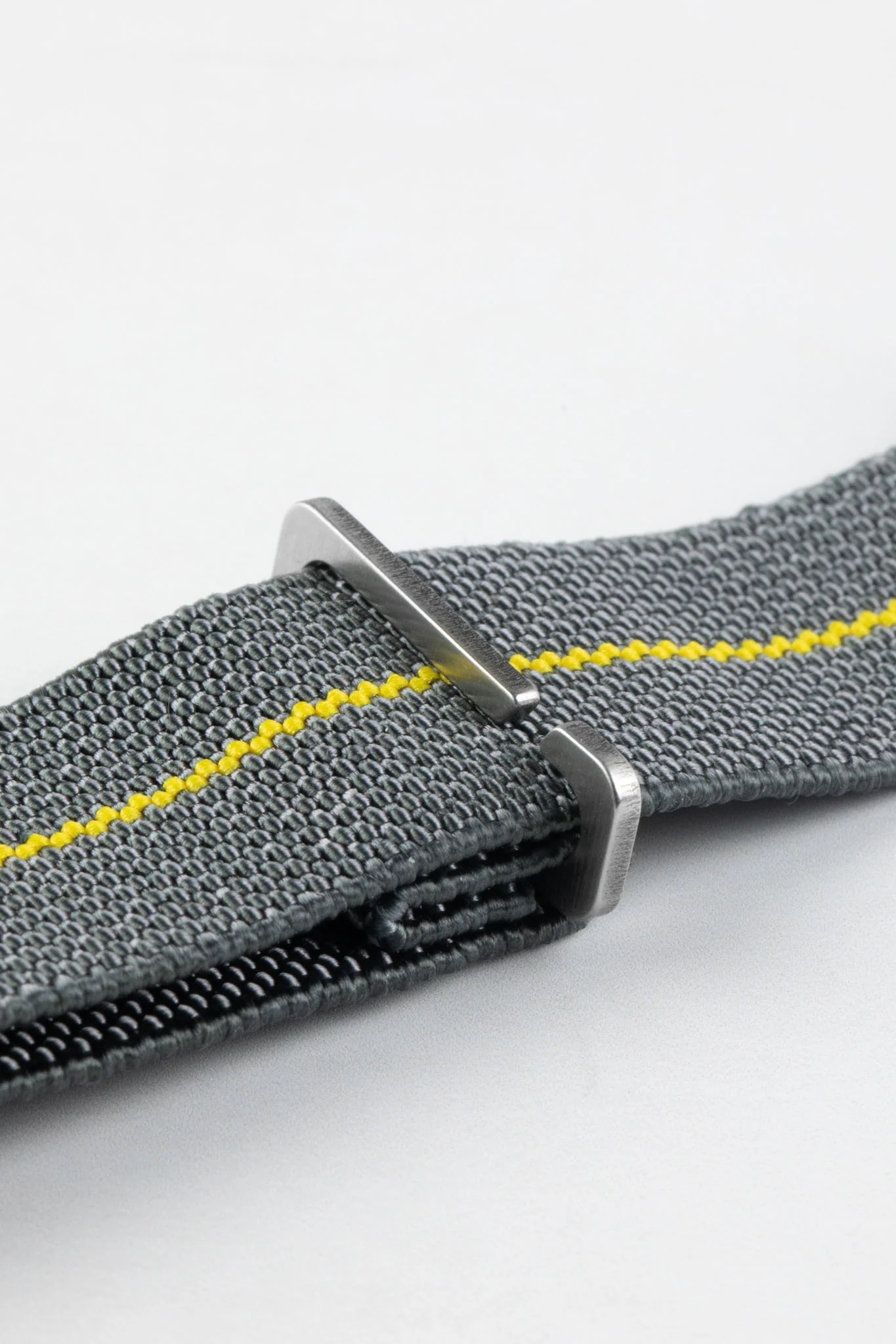 Erika's Originals MIRAGE MN™ Strap with YELLOW Centerline - BRUSHED Hardware - Image 7