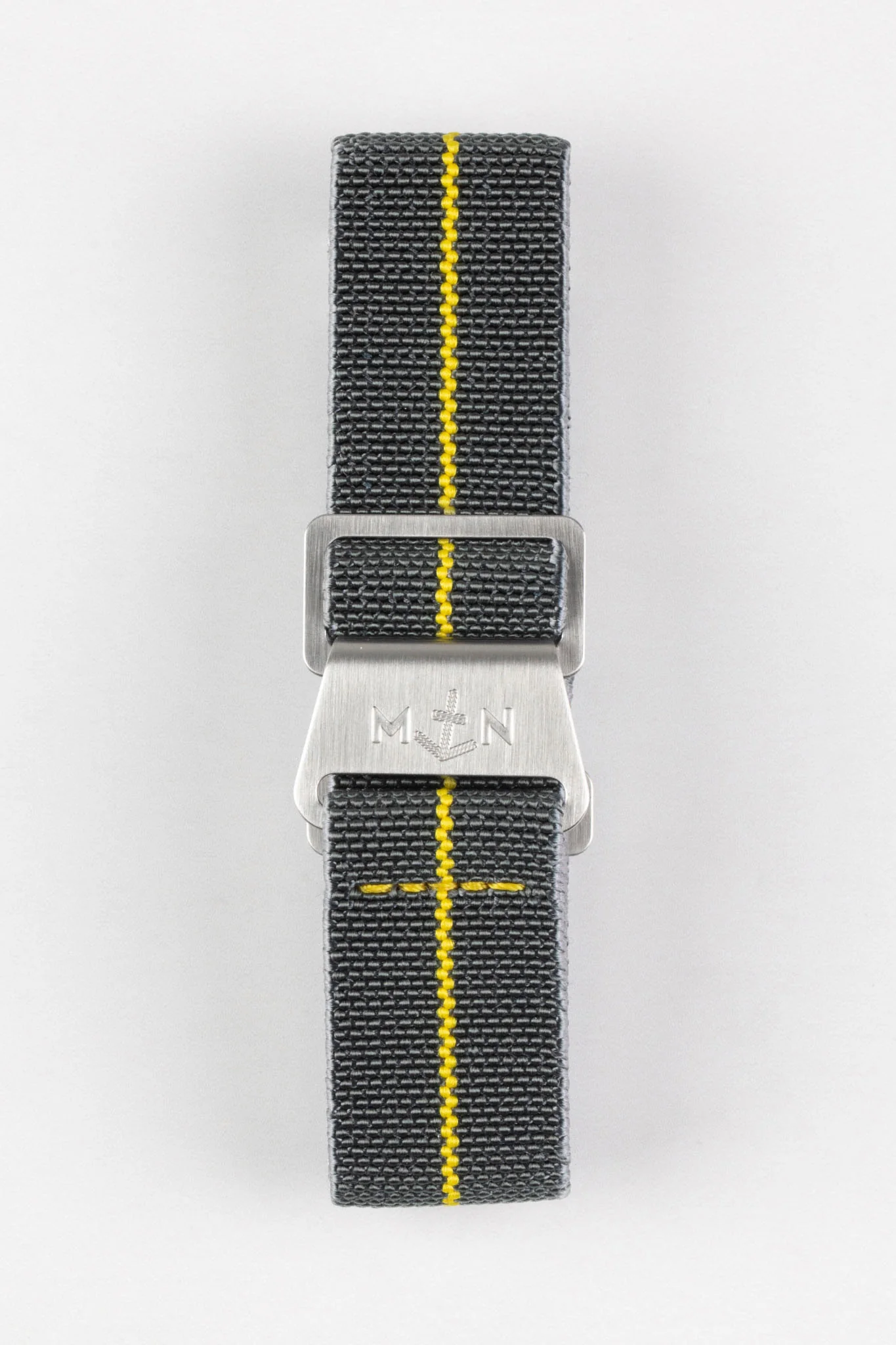 Erika's Originals MIRAGE MN™ Strap with YELLOW Centerline - BRUSHED Hardware - Image 8