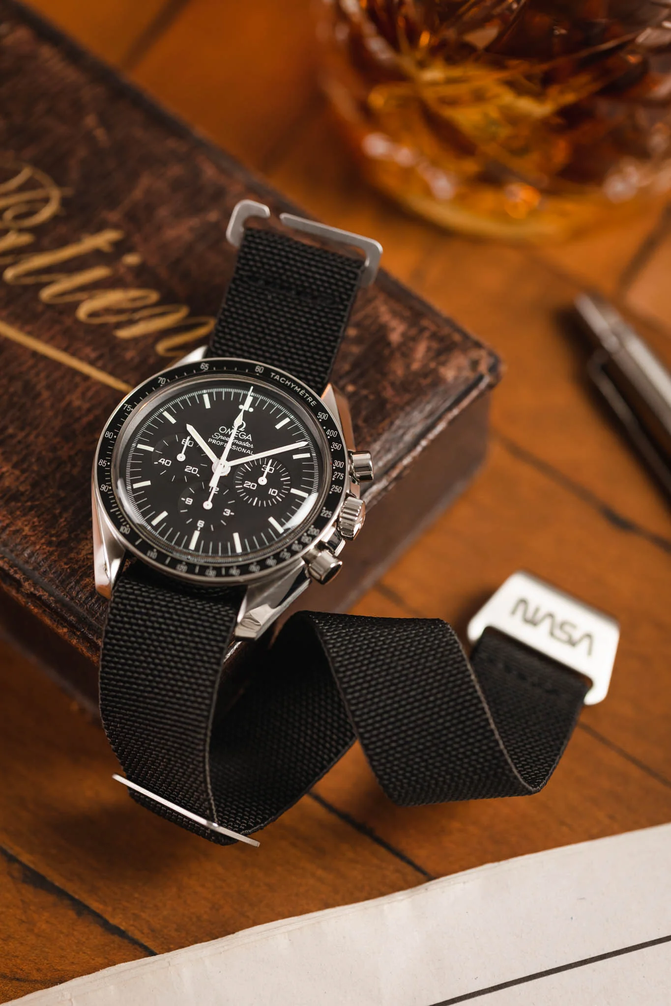 Erika's Originals NASA MN™ Strap in FULL BLACK with BRUSHED Hardware - Image 7