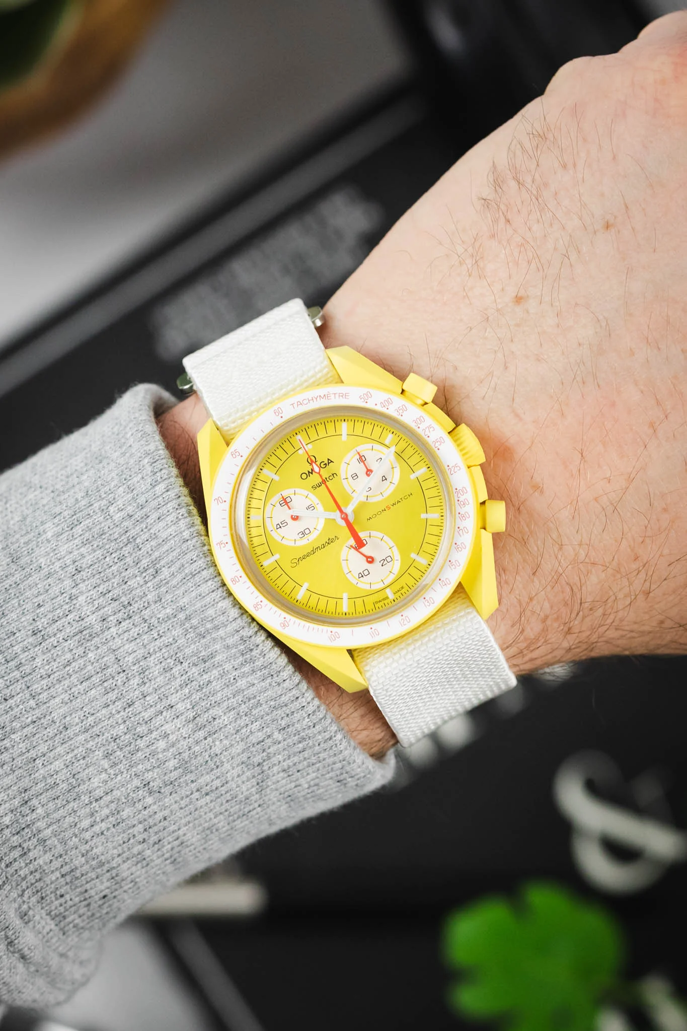 Erika's Originals NASA MN™ Watch Strap in FULL WHITE with BRUSHED Hardware - Image 2