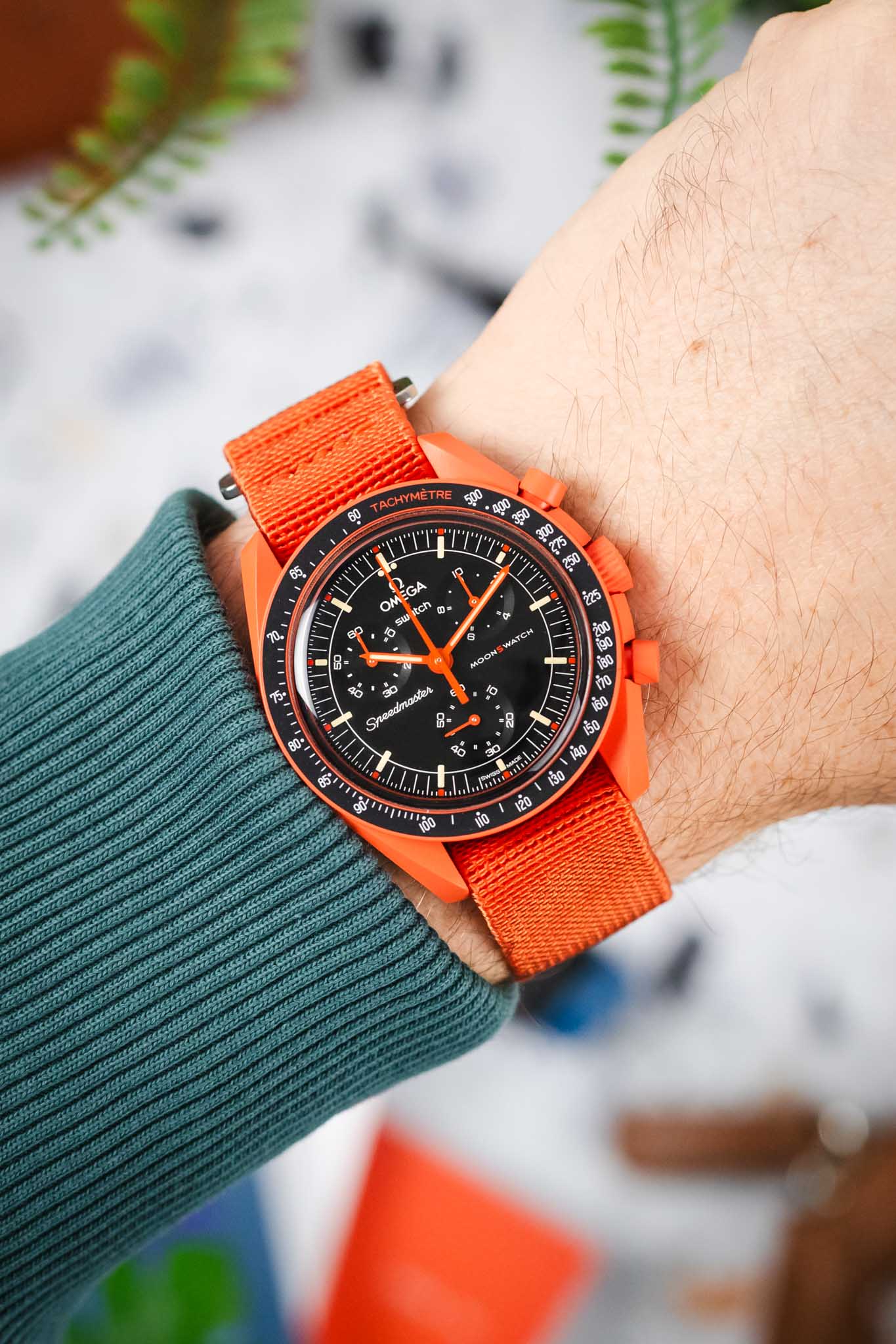 Erika's Originals ORANGE MN™ Strap in FULL ORANGE - BRUSHED Hardware - Image 2