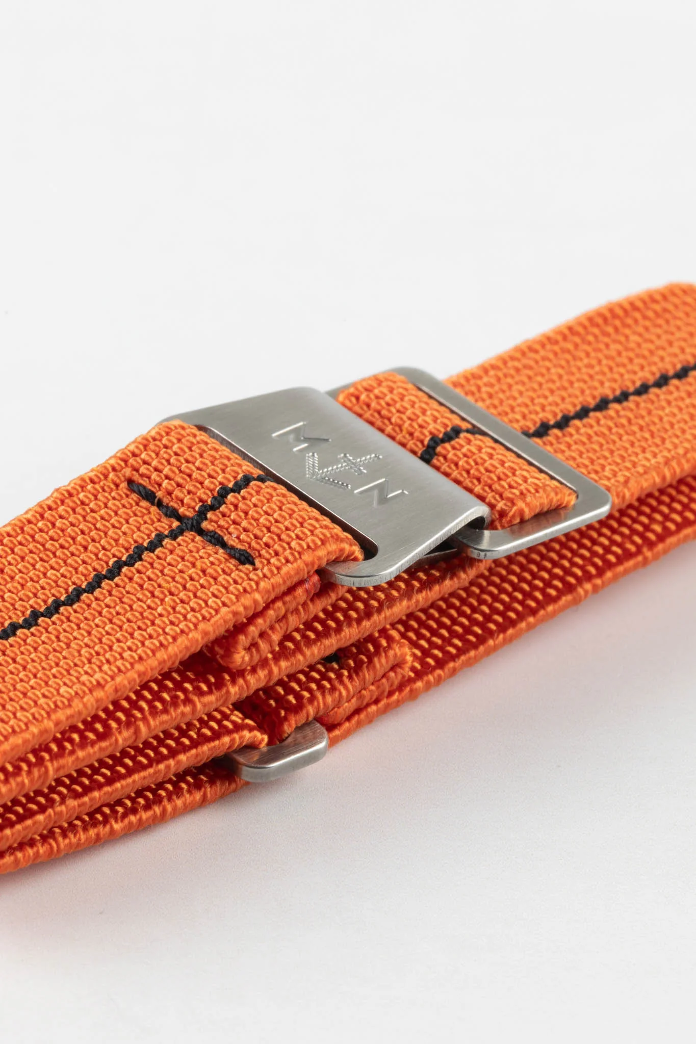Erika's Originals ORANGE MN™ Strap with BLACK Centerline - BRUSHED Hardware - Image 7