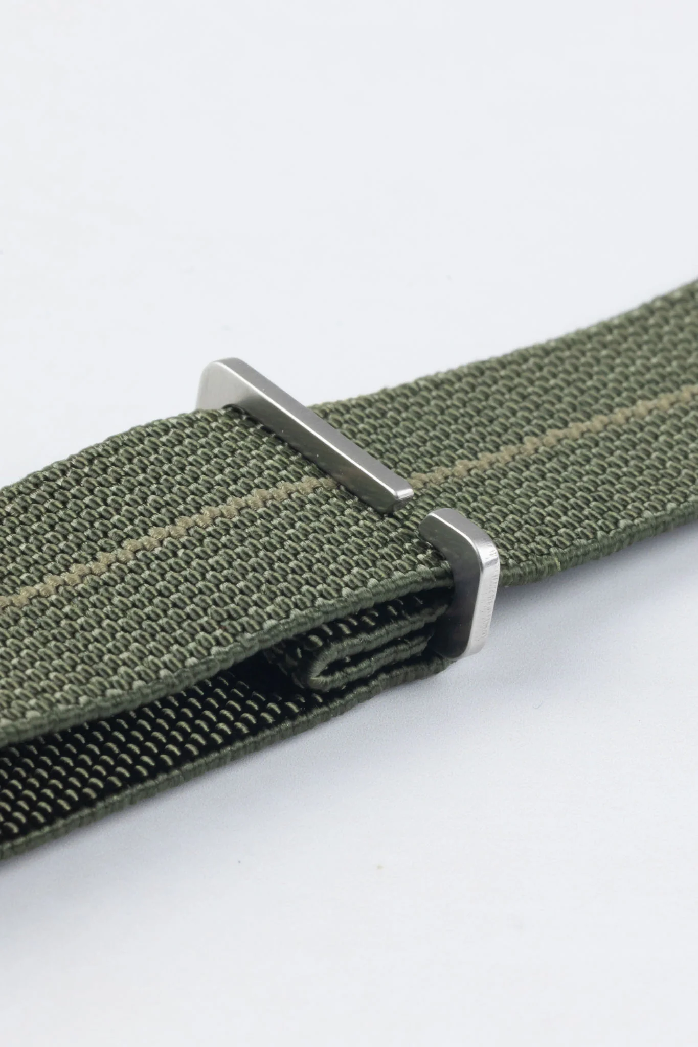 Erika's Originals ORIGINAL MN™ Strap in TWO-TONE GREEN - BRUSHED Hardware - Image 8