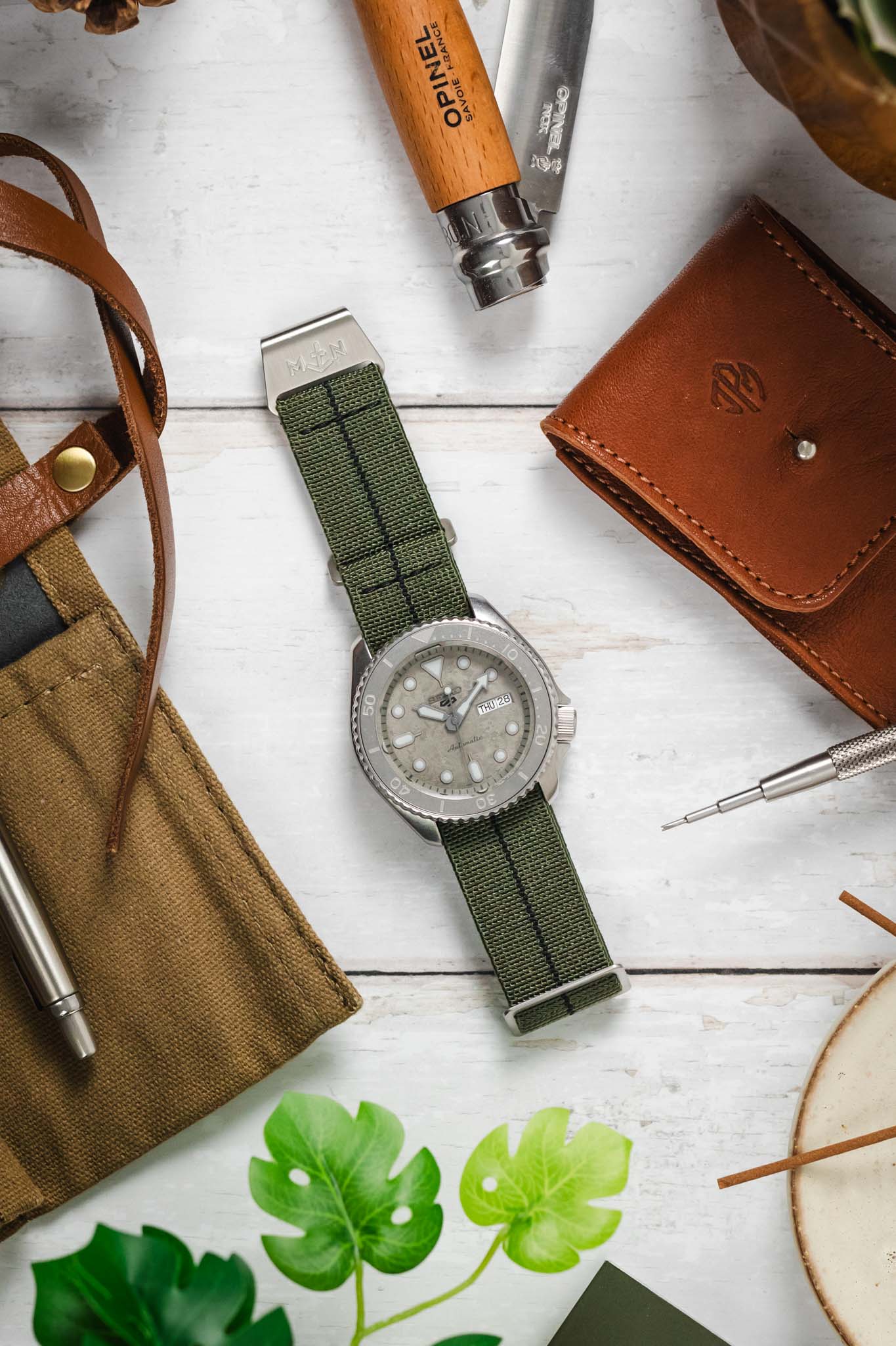 Erika's Originals ORIGINAL MN™ Strap with BLACK Centerline - BRUSHED Hardware - Image 9
