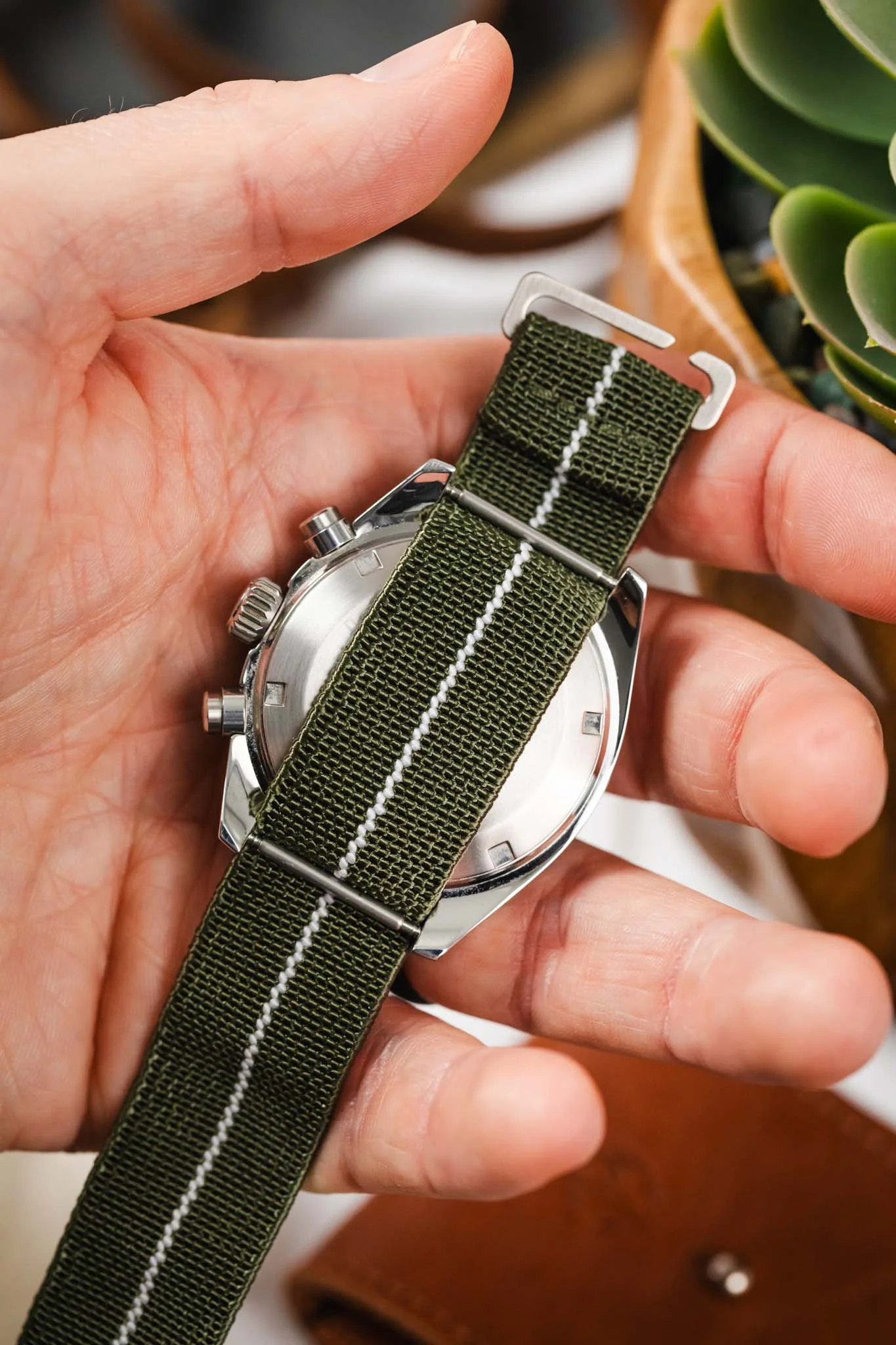 Erika's Originals ORIGINAL MN™ Strap with LUMED Centerline - BRUSHED Hardware - Image 6