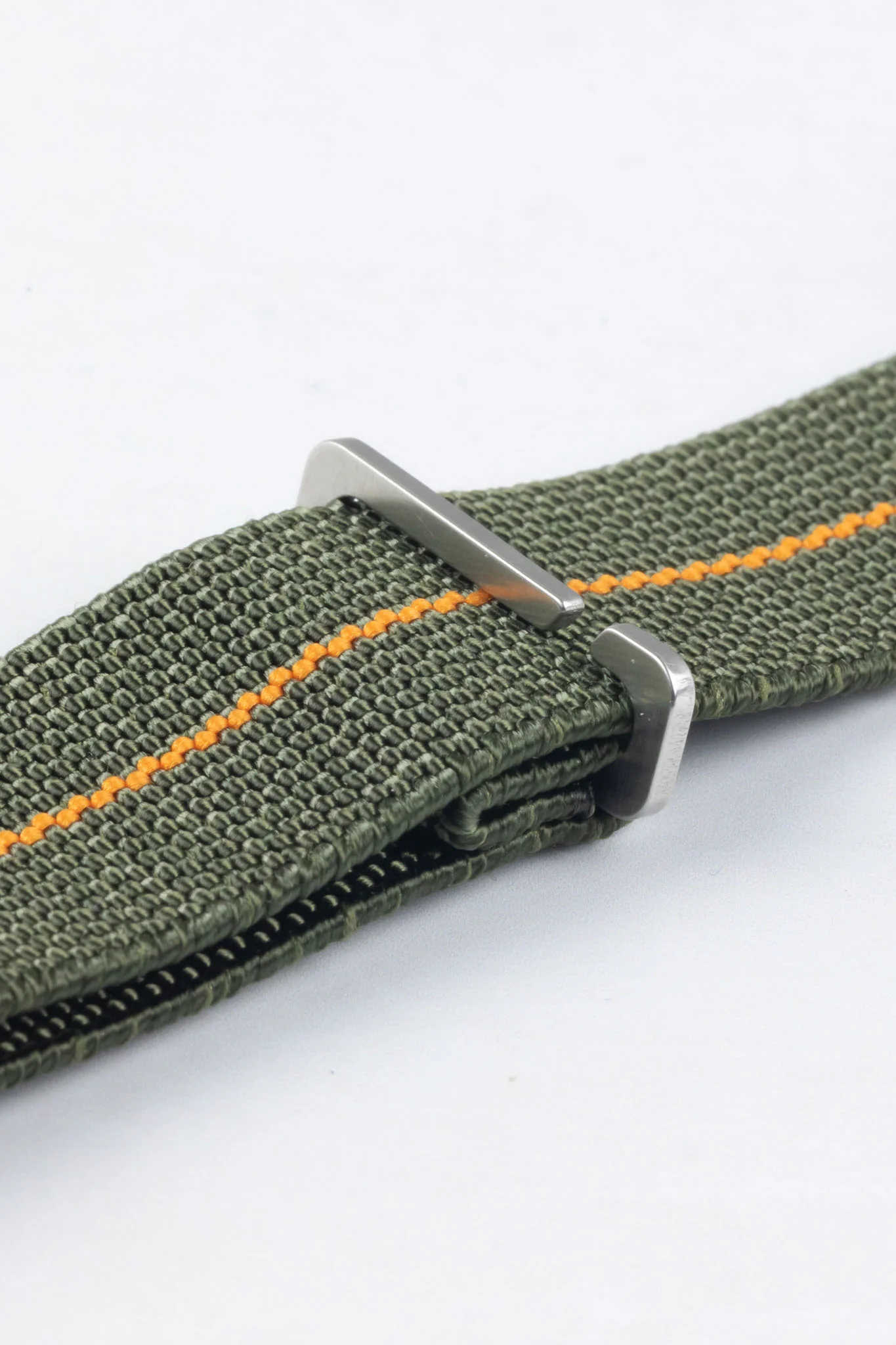 Erika's Originals ORIGINAL MN™ Strap with ORANGE Centerline - BRUSHED Hardware - Image 8