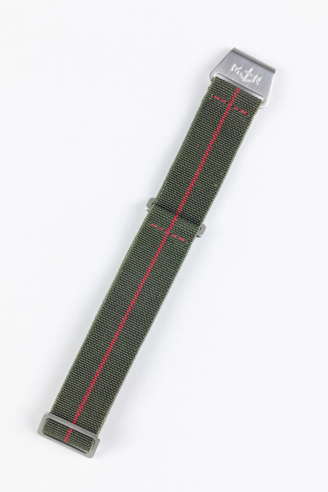 Erika's Originals ORIGINAL MN™ Strap with RED Centerline - BRUSHED Hardware - Image 3