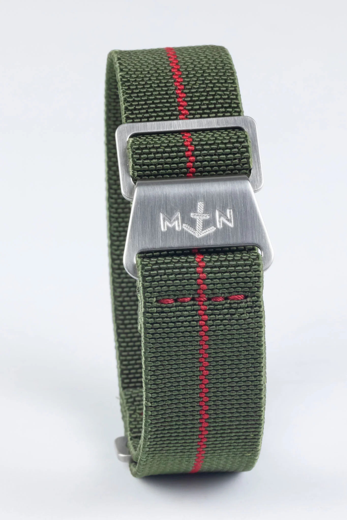 Erika's Originals ORIGINAL MN™ Strap with RED Centerline - BRUSHED Hardware - Image 5