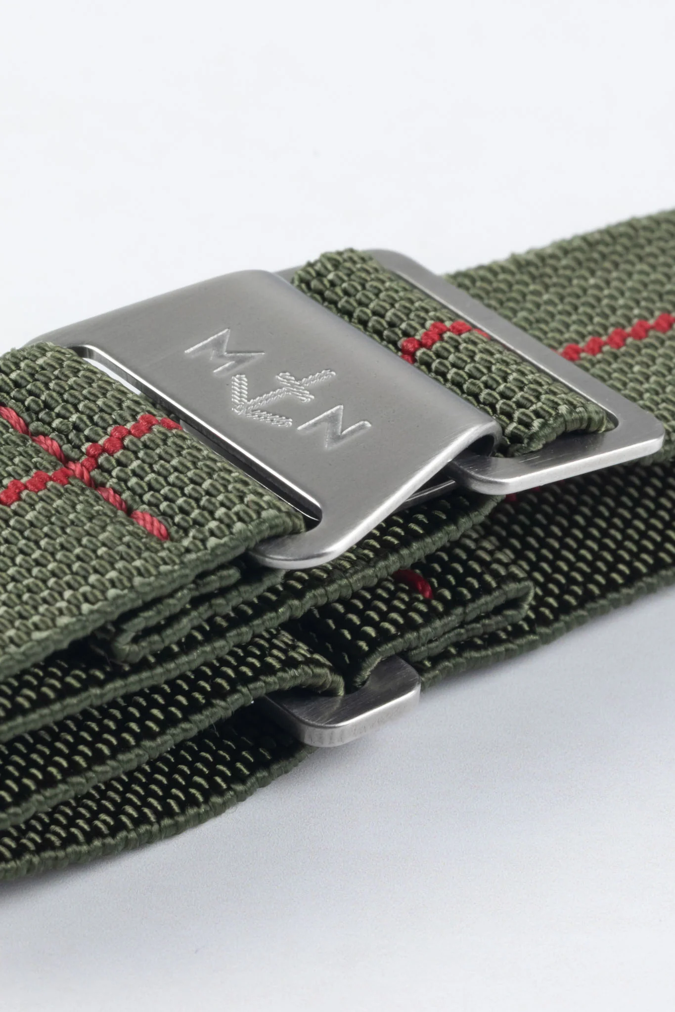 Erika's Originals ORIGINAL MN™ Strap with RED Centerline - BRUSHED Hardware - Image 7