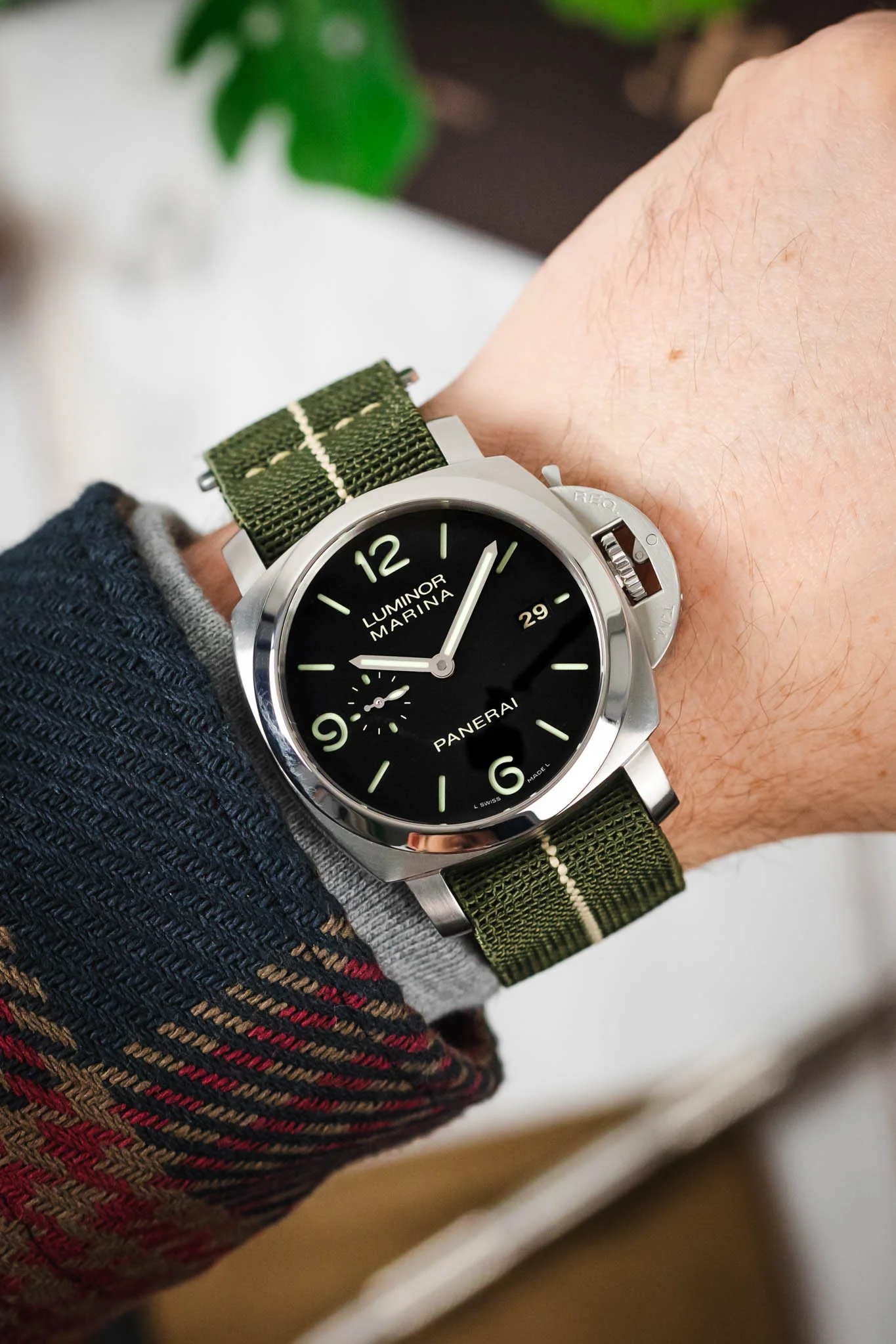 Erika's Originals ORIGINAL MN™ Strap with SAND Centerline - BRUSHED Hardware - Image 2