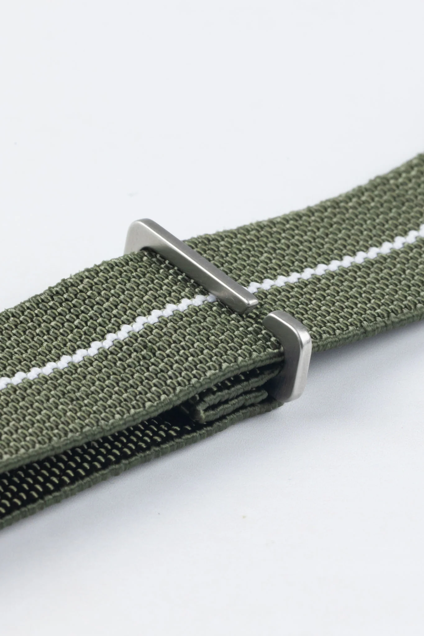 Erika's Originals ORIGINAL MN™ Strap with WHITE Centerline - BRUSHED Hardware - Image 8