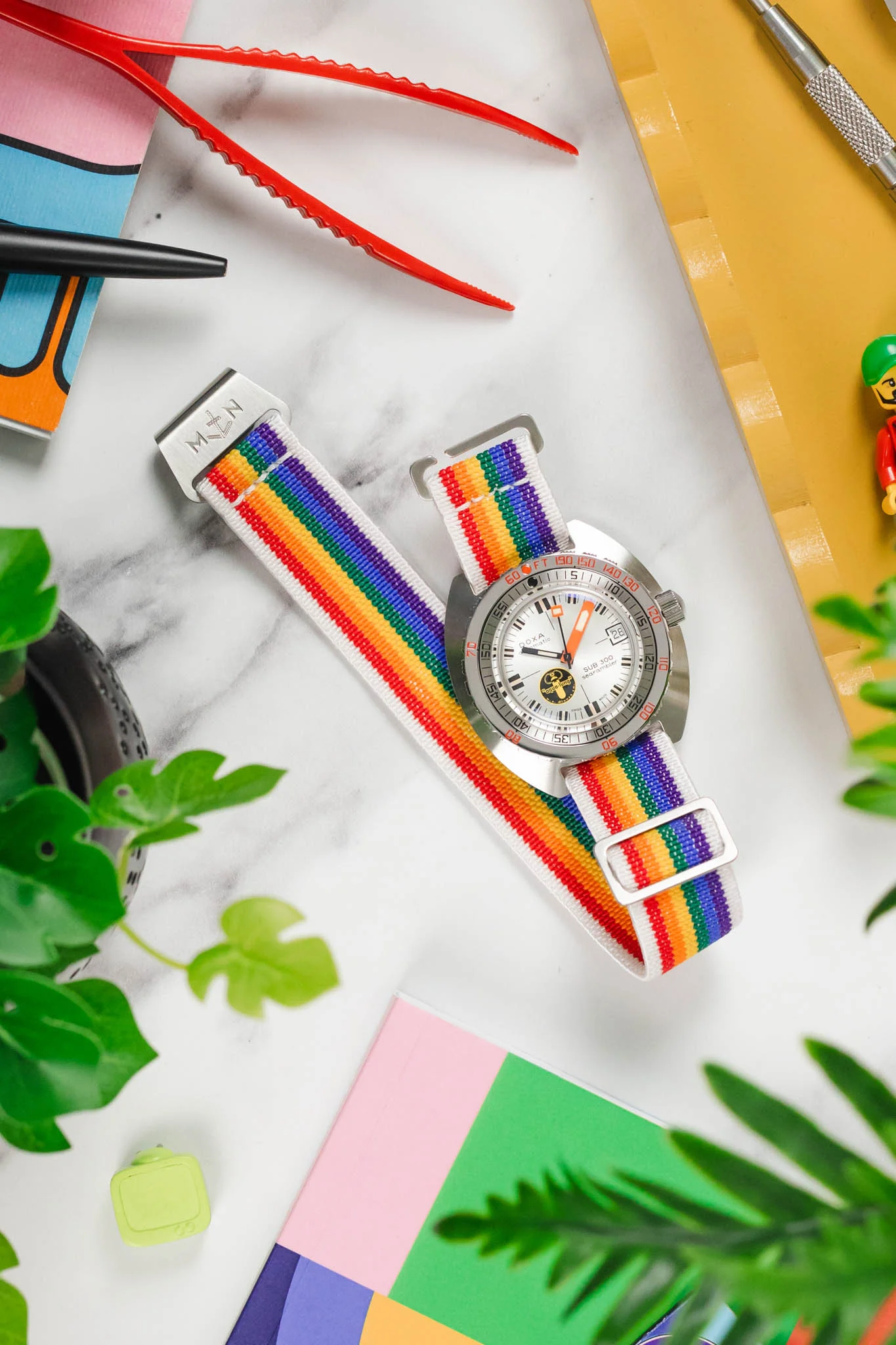 Erika's Originals RAINBOW MN™ Strap - BRUSHED Hardware - Image 9