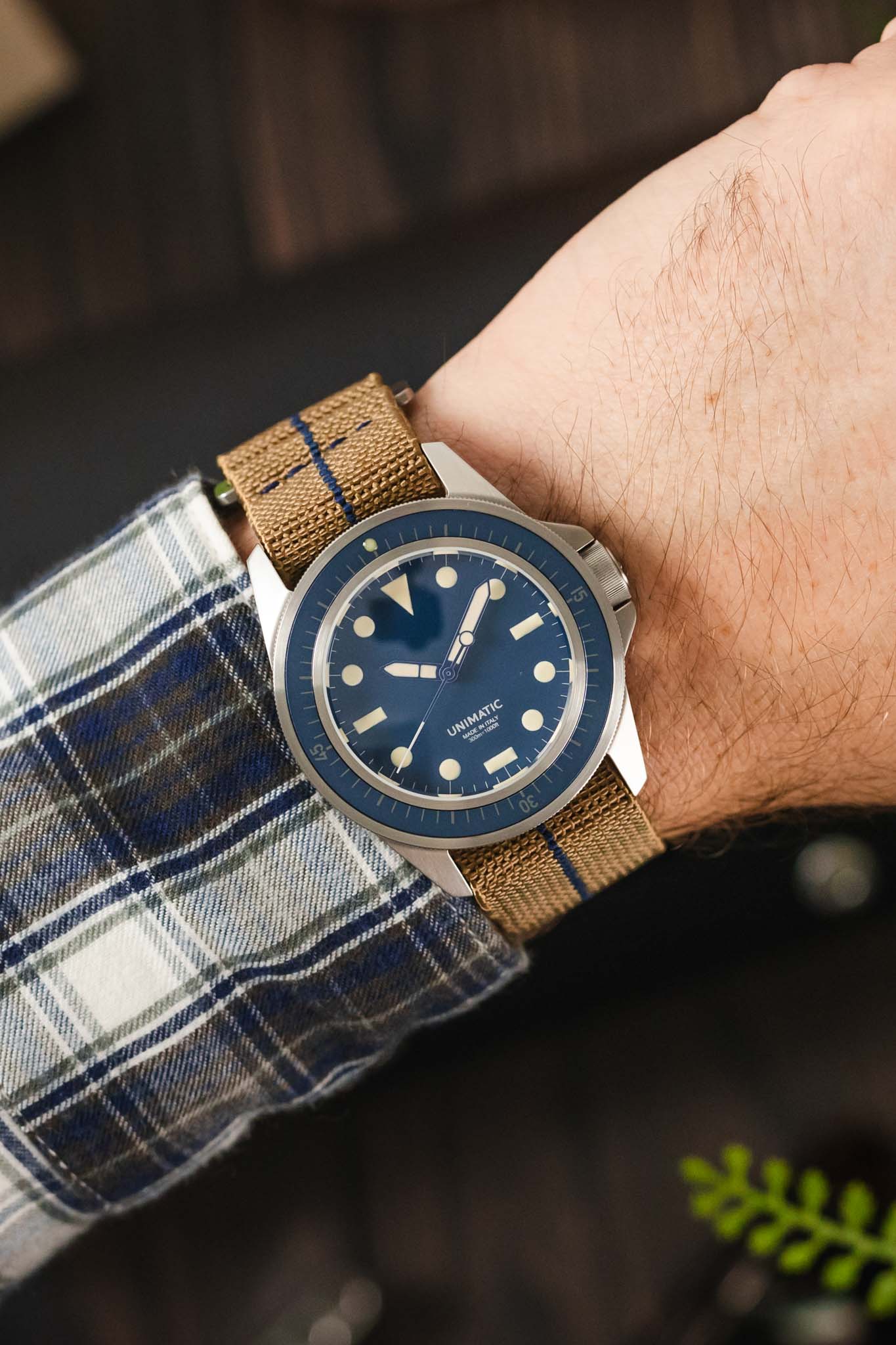 Erika's Originals SAHARA MN™ Watch Strap | Navy Blue Centerline - Image 2