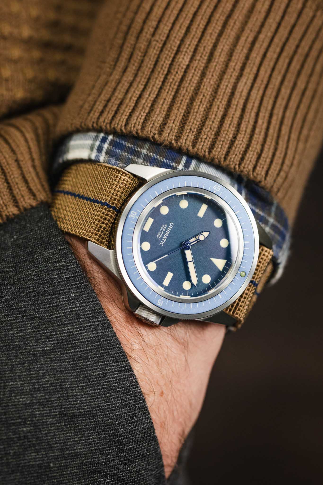 Erika's Originals SAHARA MN™ Watch Strap | Navy Blue Centerline - Image 6