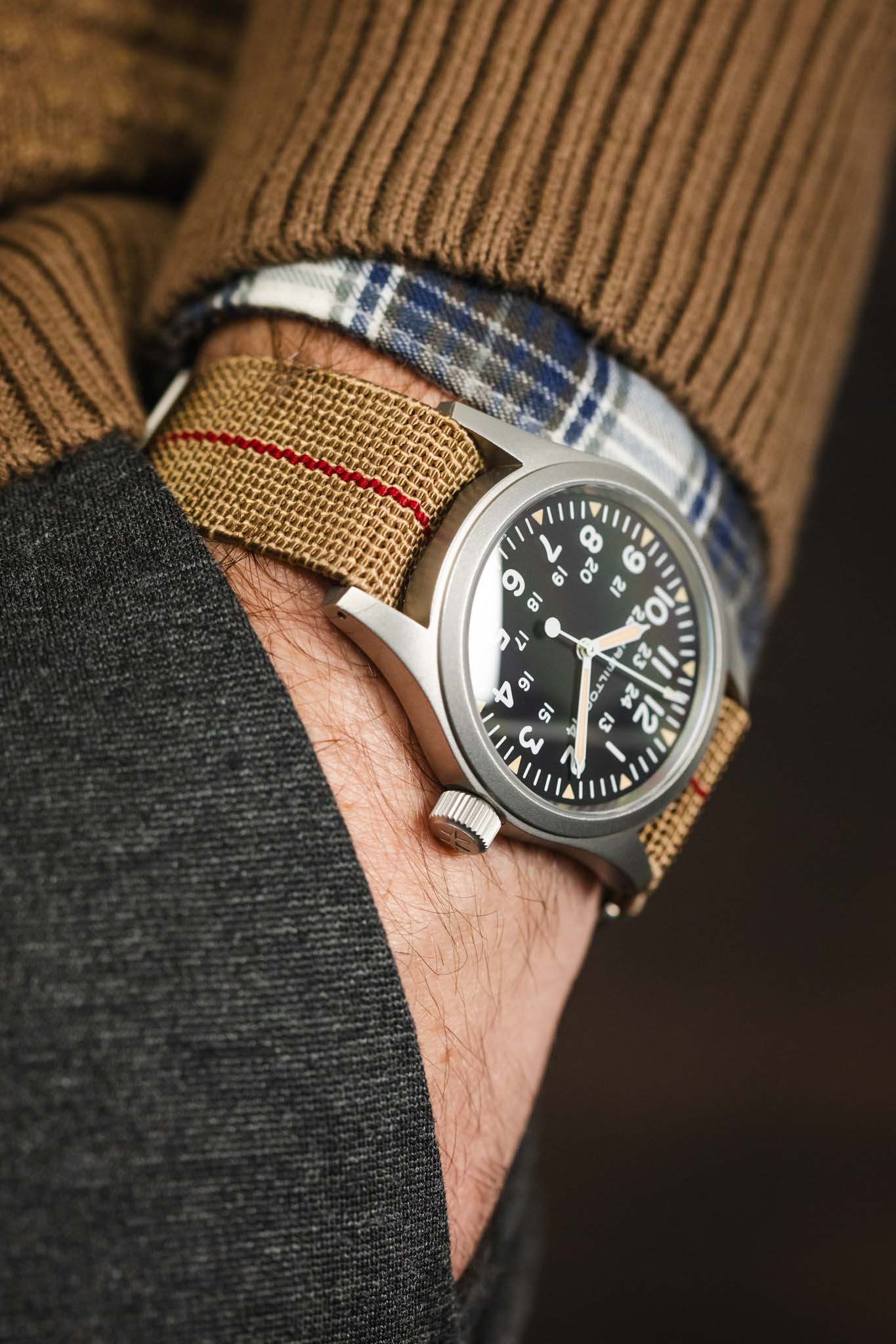 Erika's Originals SAHARA MN™ Watch Strap | Red Centerline - Image 6