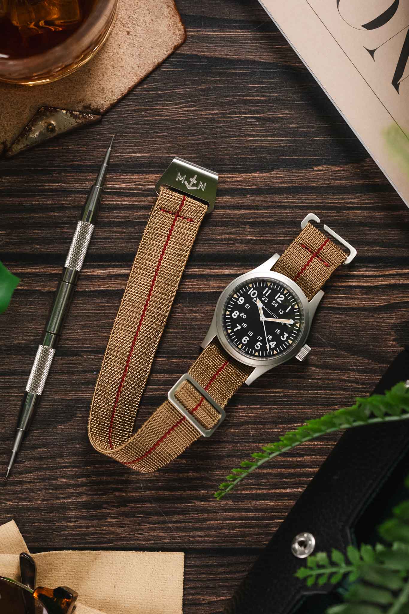 Erika's Originals SAHARA MN™ Watch Strap | Red Centerline - Image 9