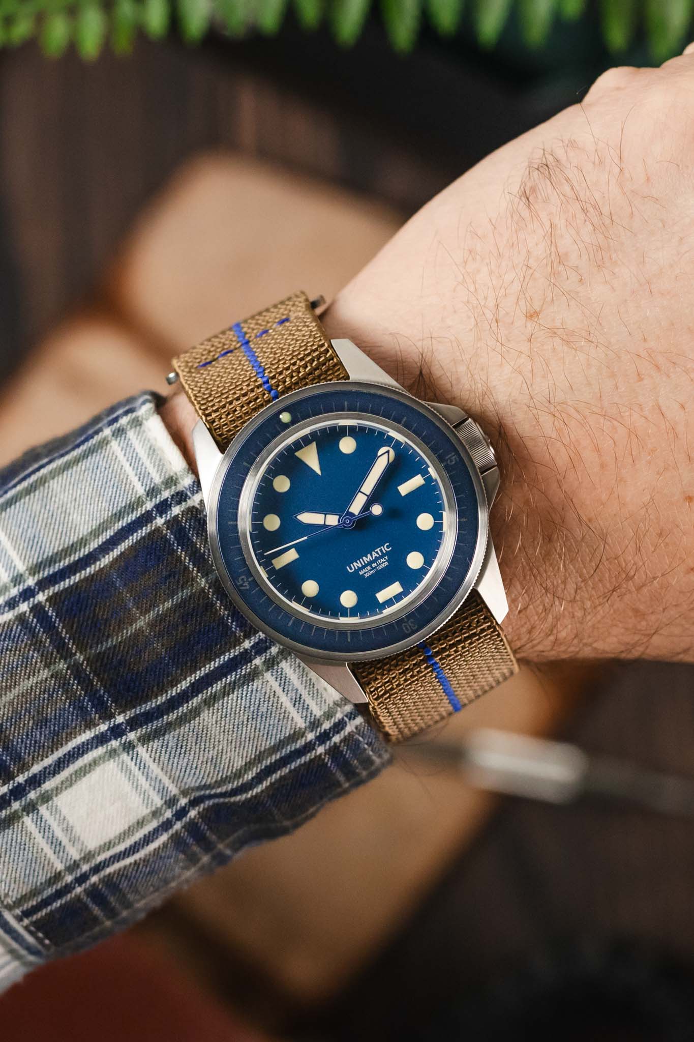 Erika's Originals SAHARA MN™ Watch Strap | Royal Blue Centerline - Image 2