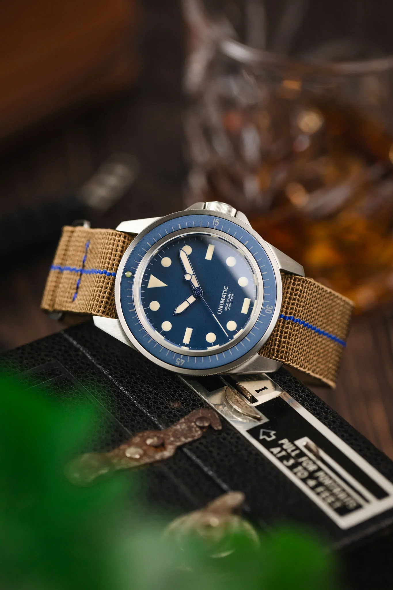 Erika's Originals SAHARA MN™ Watch Strap | Royal Blue Centerline - Image 4