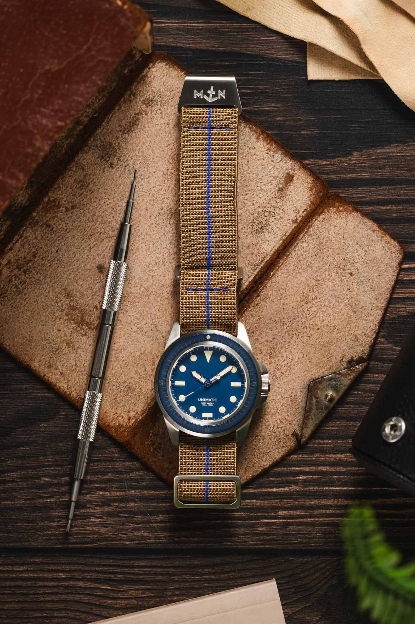 Erika's Originals SAHARA MN™ Watch Strap | Royal Blue Centerline - Image 9
