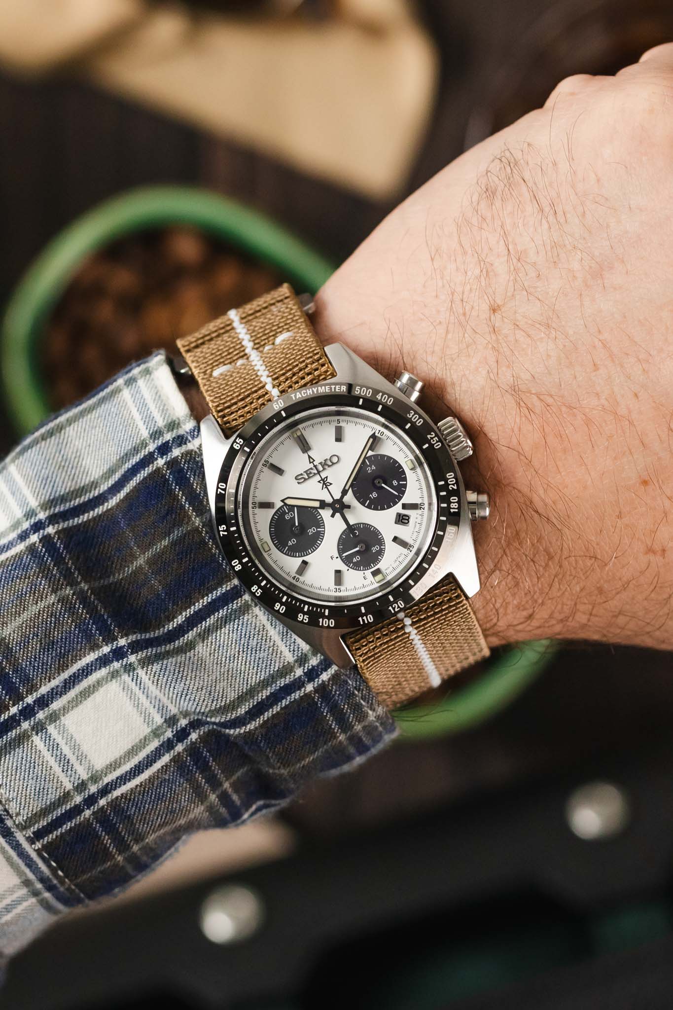Erika's Originals SAHARA MN™ Watch Strap | White Centerline - Image 2