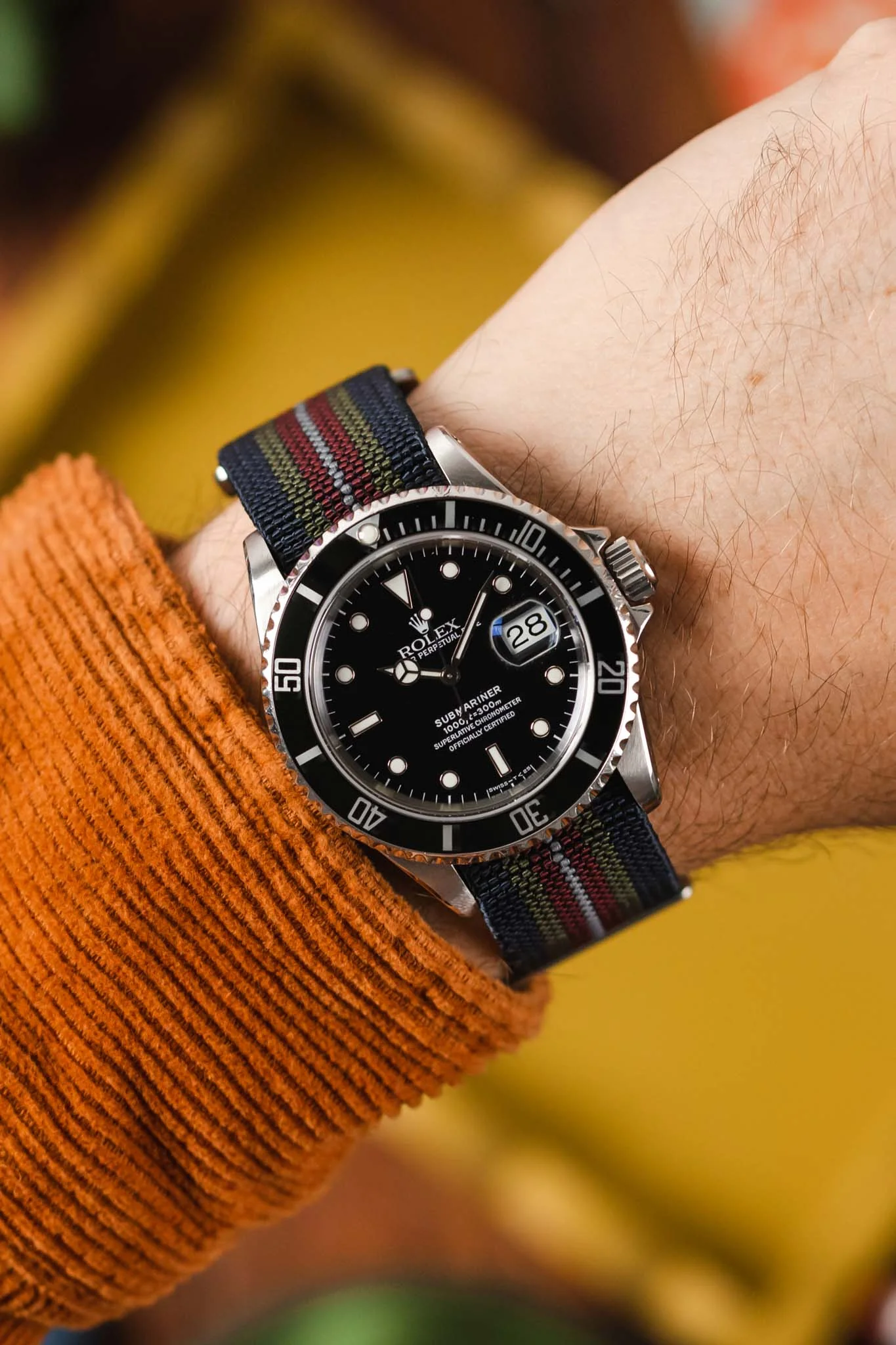 Erika's Originals SWICK MN™ Four-Stripe Strap - BRUSHED Hardware - Image 2