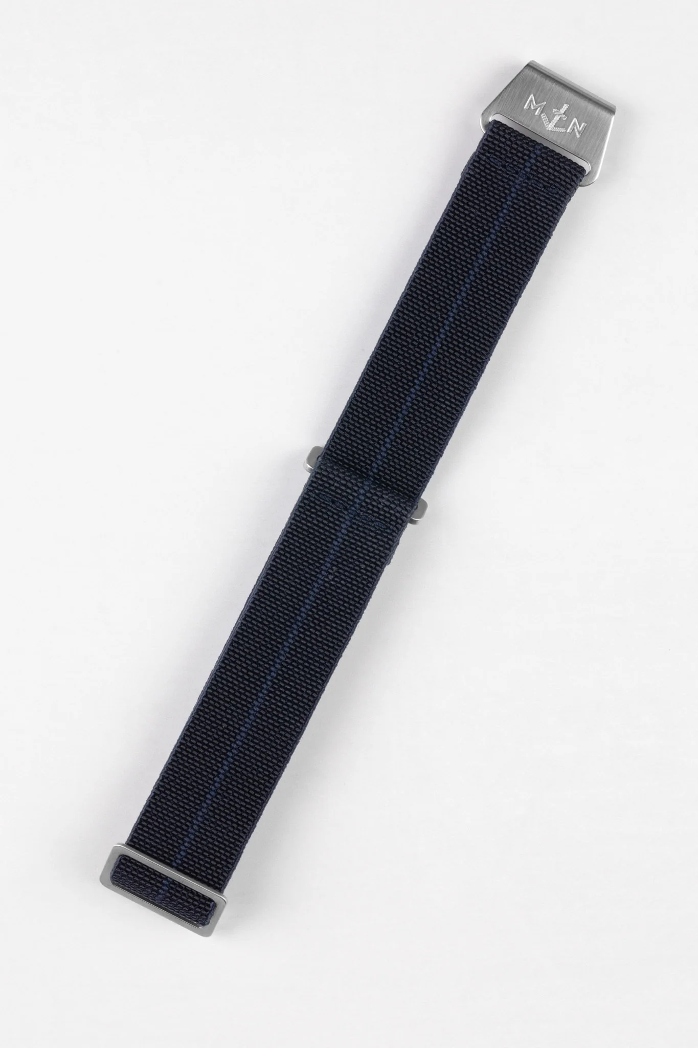 Erika's Originals TRIDENT MN™ Strap in TWO-TONE BLUE - BRUSHED Hardware - Image 3