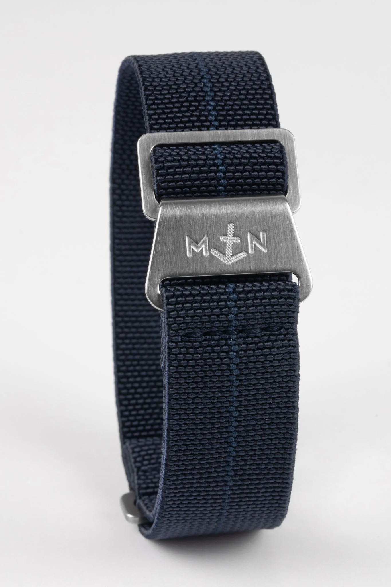 Erika's Originals TRIDENT MN™ Strap in TWO-TONE BLUE - BRUSHED Hardware - Image 5